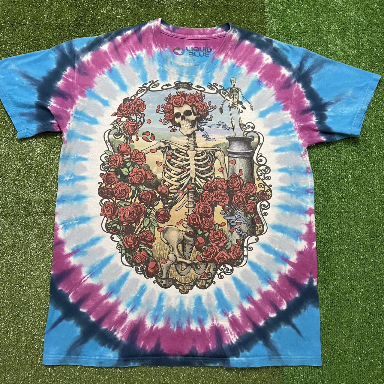 Vintage 1995 Grateful Dead Liquid Blue T-Shirt Size XL