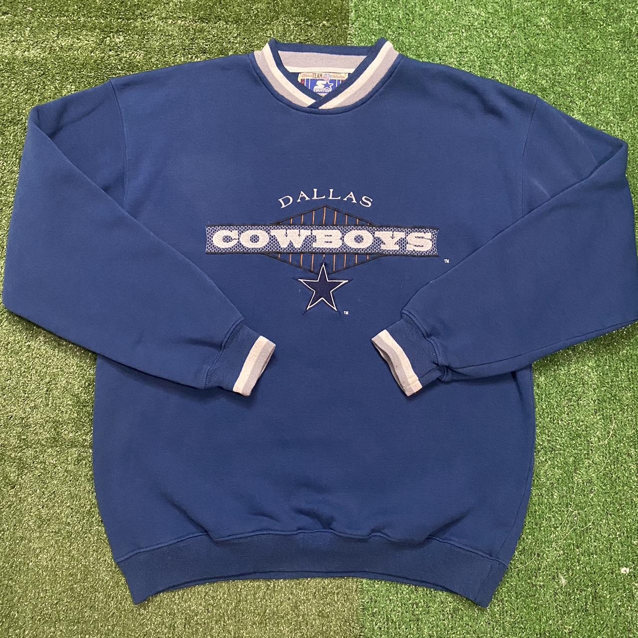 Vintage 90's Dallas Cowboys Starter Hoodie Embroidered / 