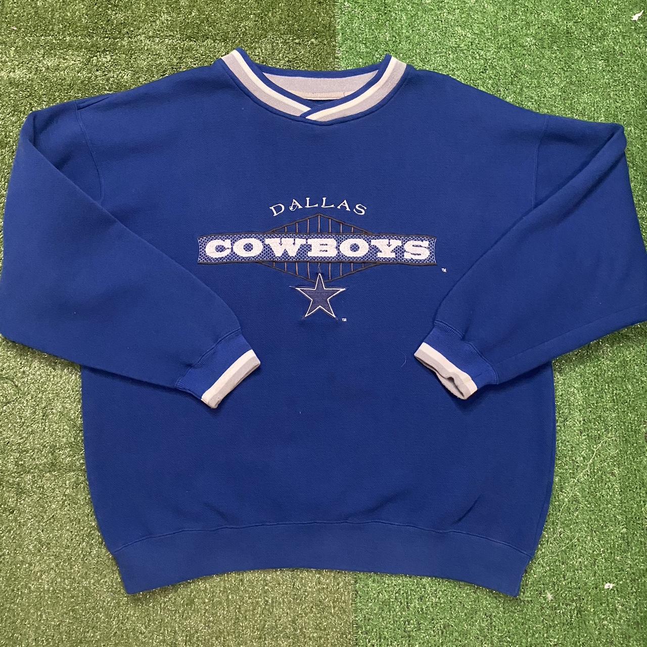 Vintage 90's Dallas Cowboys Starter Hoodie Embroidered / 