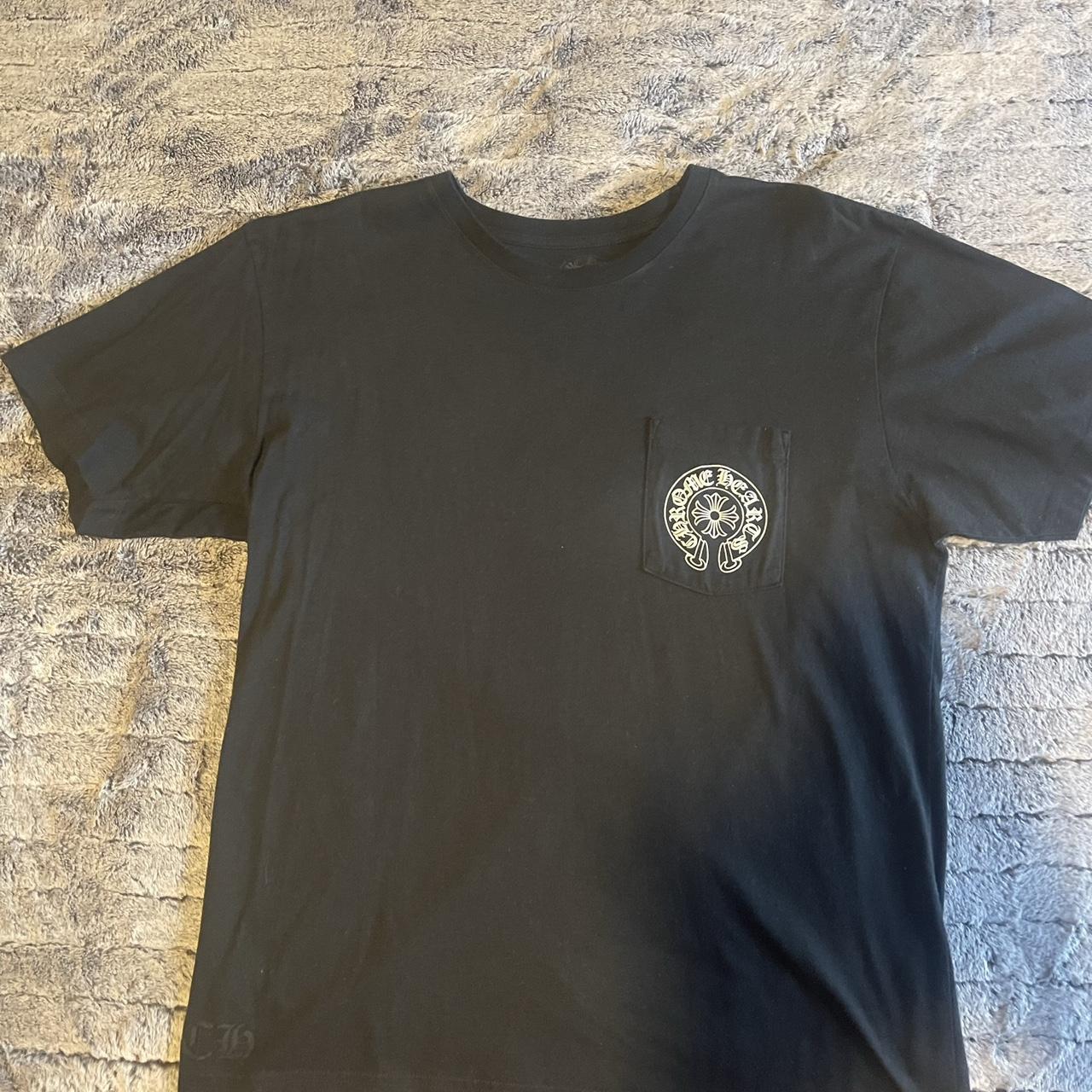 Black Chrome Hearts T Shirt. 9/10 Excellent Condition. - Depop