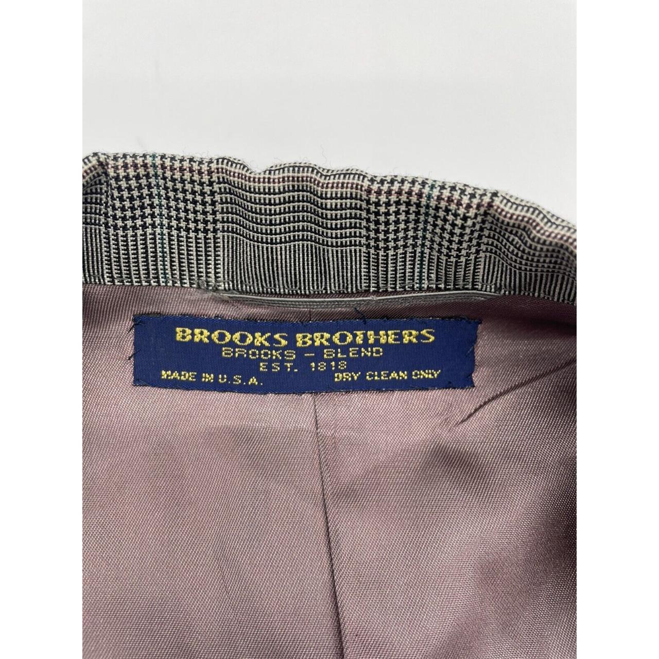 Brooks Brothers Gray L Wool Poly Depop