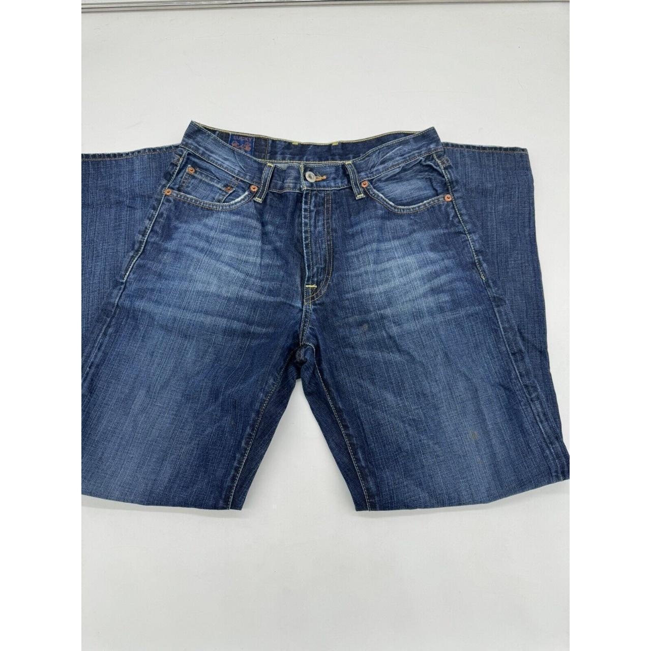 Lucky Brand Jean Shorts Men 33* Straight Blue Cut - Depop