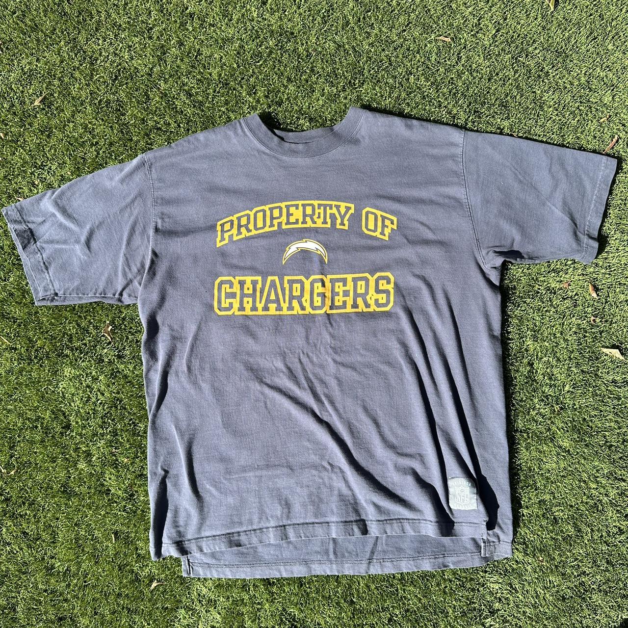 Four Vintage San Diego Chargers Footbal Yellow T-Shirts Size Large