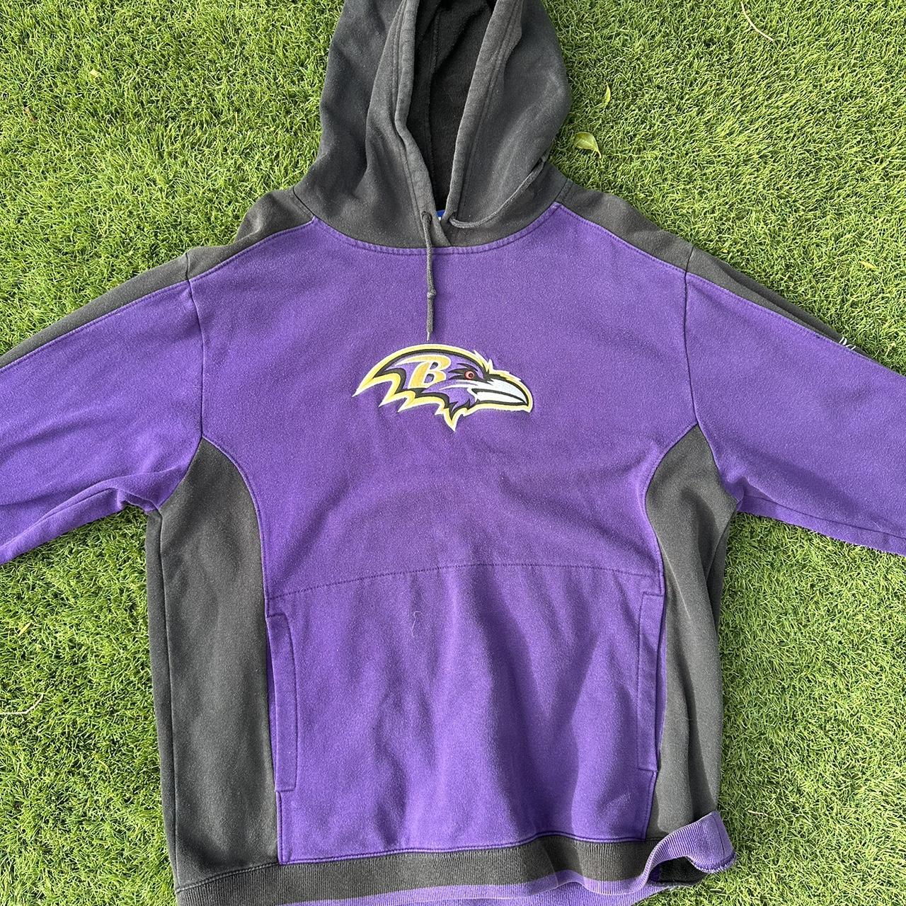 Vintage Reebok NFL Baltimore Ravens jacket Logo - Depop