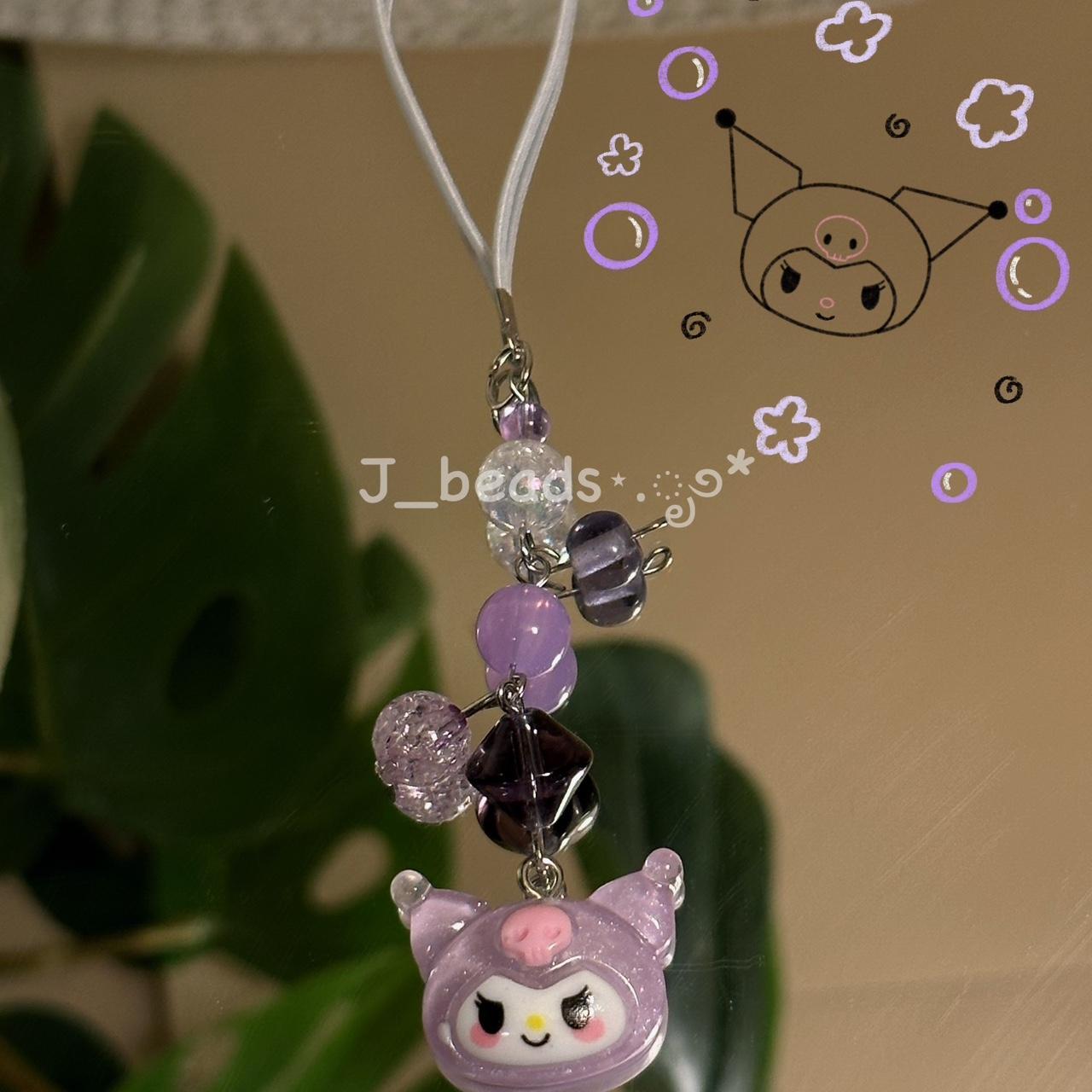 kuromi phone charm