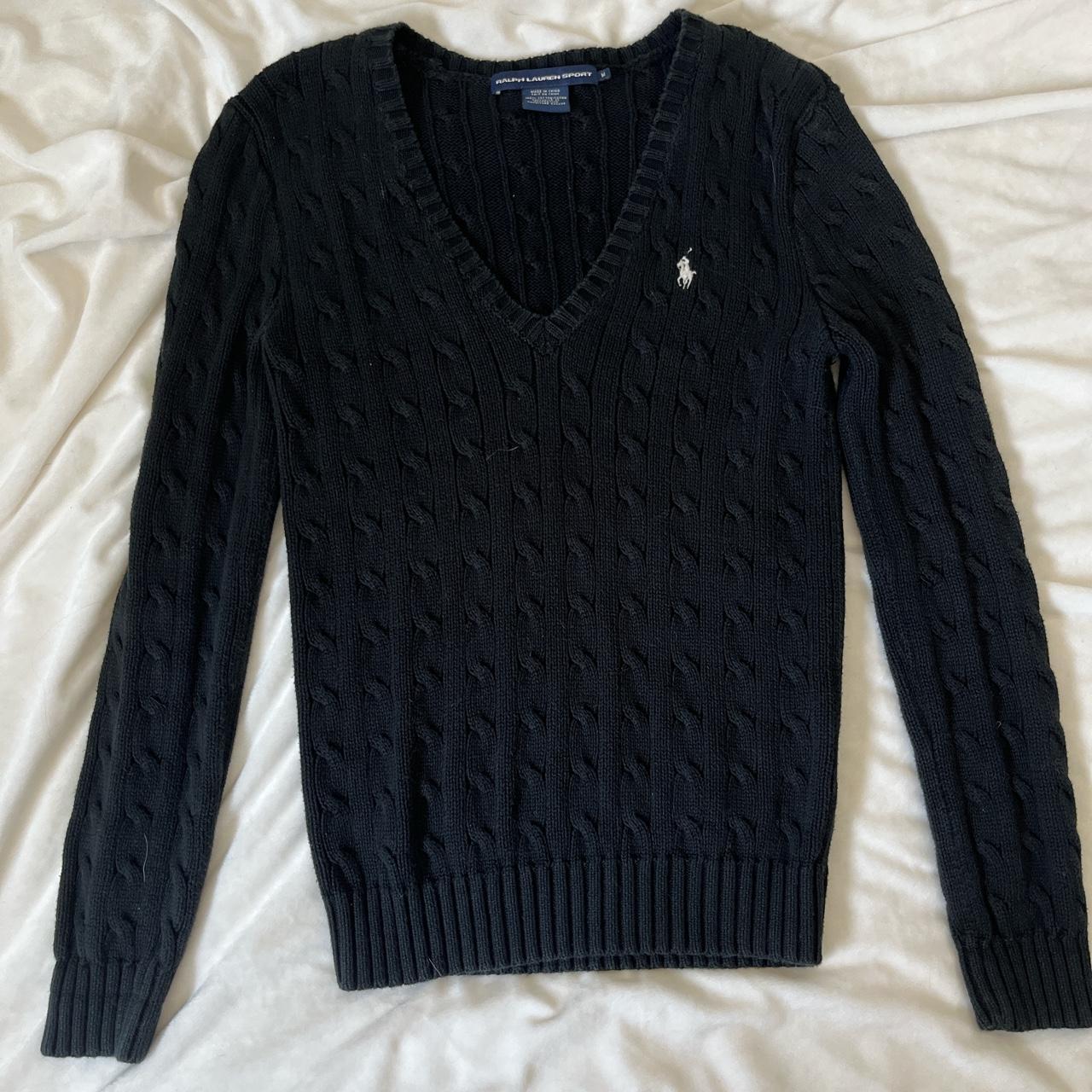 Ralph Lauren cable knit sweater #oldmoney #knitwear... - Depop