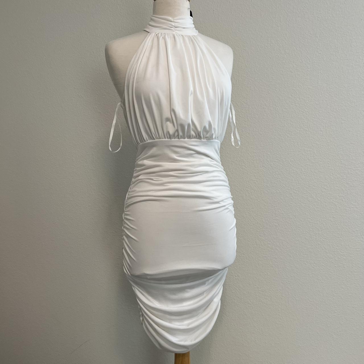 AX Paris Women's White Dress