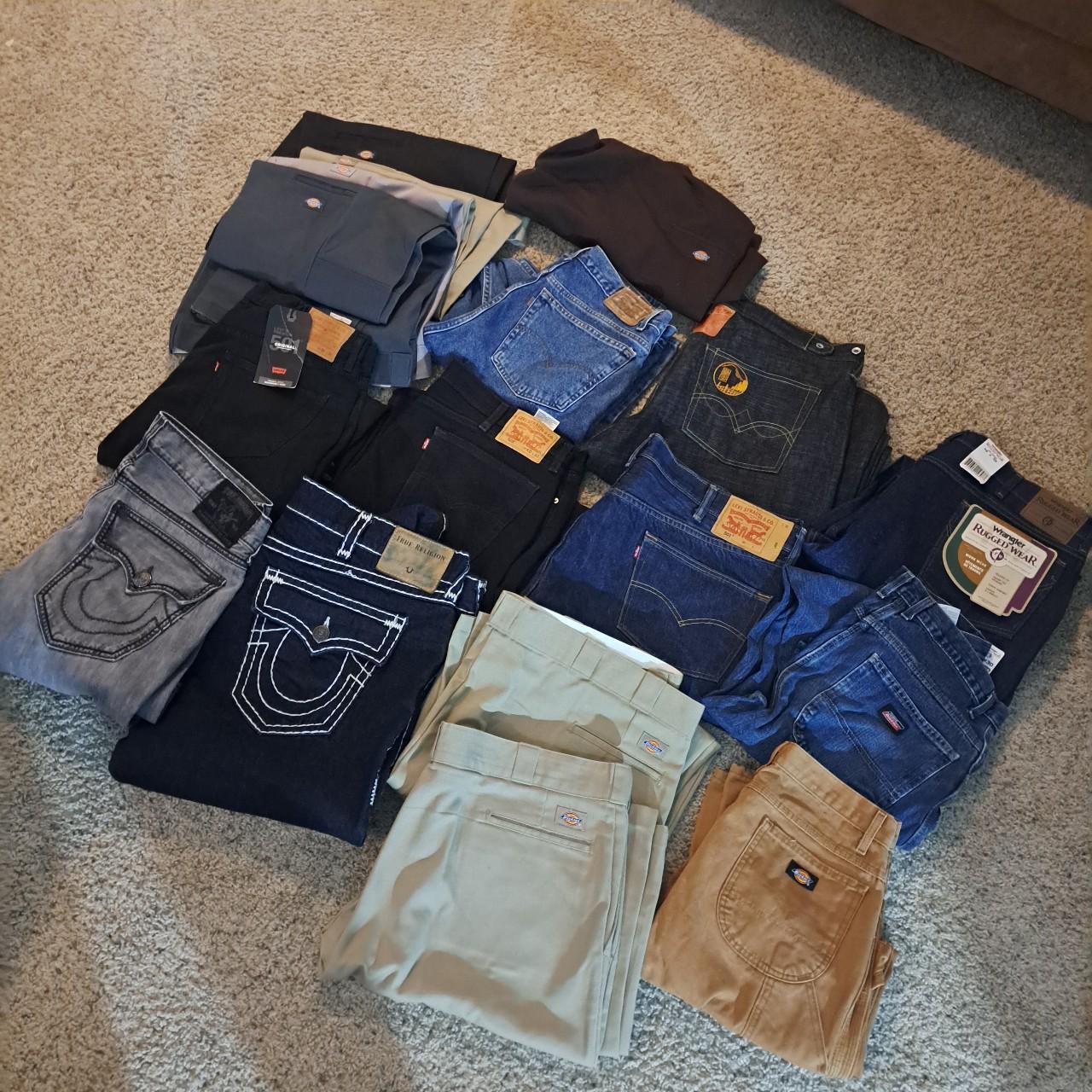 mens jeans and pants sizes 30-46 brands including... - Depop