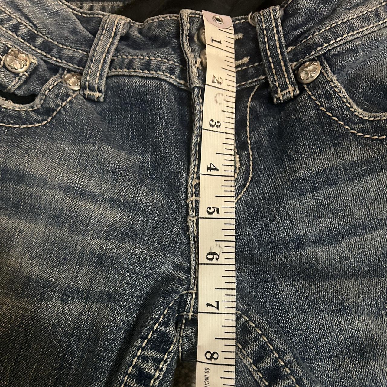 low rise miss me jeans (i’ve never worn these before... - Depop