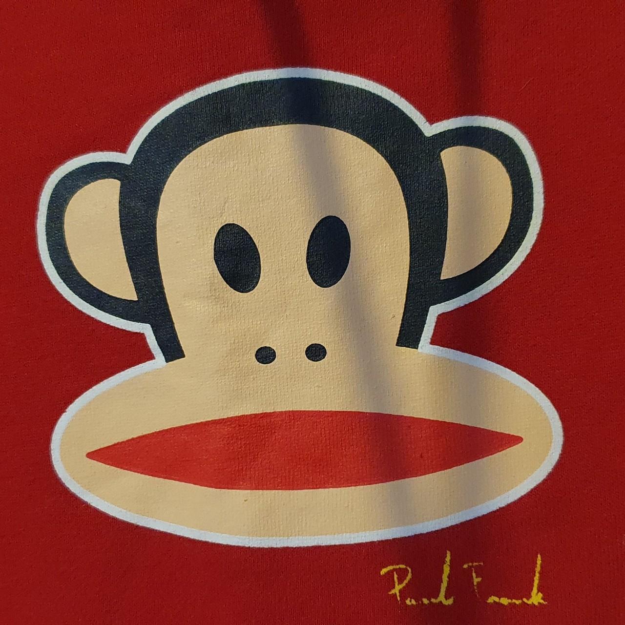 2004 Vintage Paul Frank Julius Monkey Ladies Hoodie... - Depop