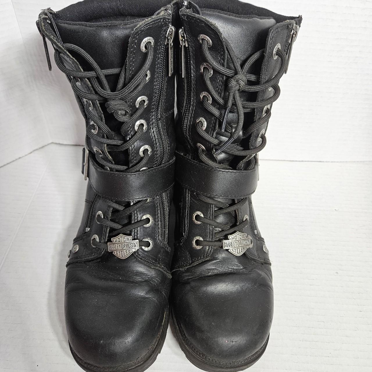 Harley -Davidson boots used condition size 10... - Depop