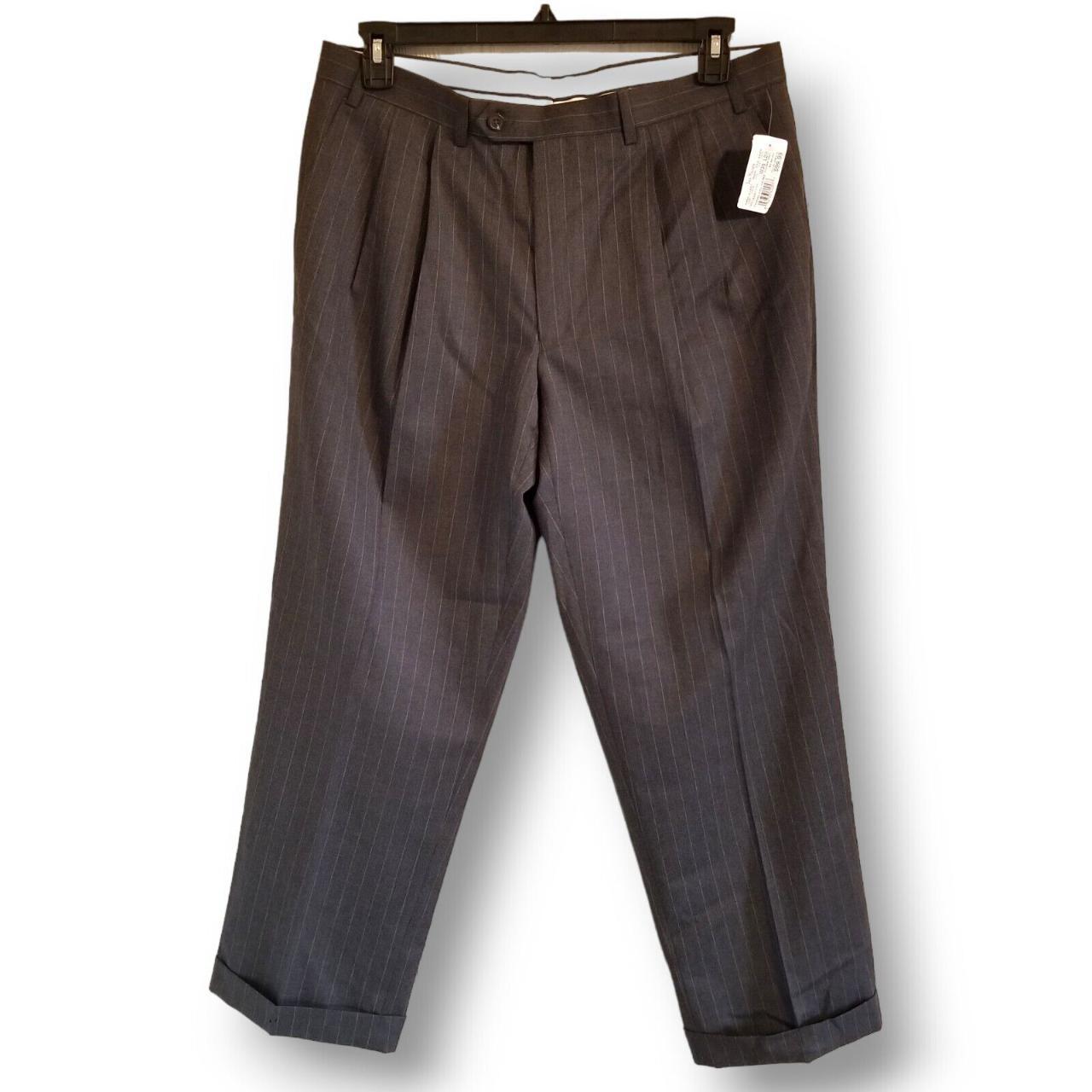 Haggar Men's Eclo Repreve Stria Pleat Front Dress Pant | Mens pants  fashion, Mens pleated pants, Pleated pants