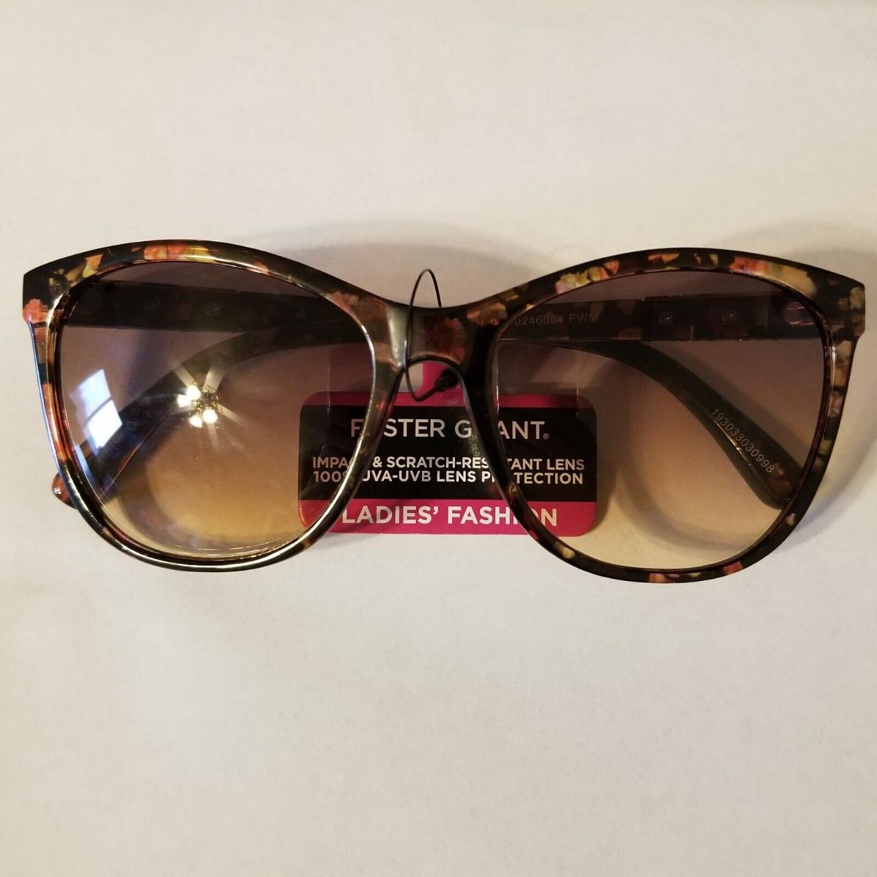 Foster Grant Solar Shield Lady 60mm Fitover Sunglasses Bronze Copper/Amber  Brown - Polarized World