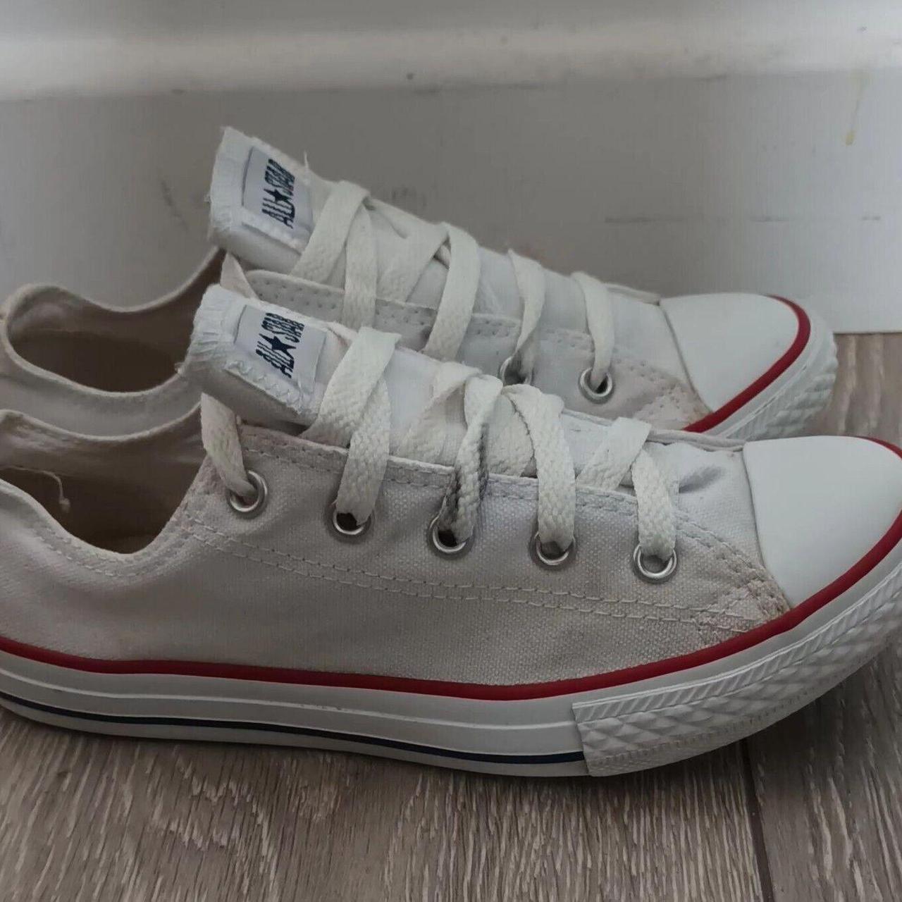 Converse Chuck Taylor All Star White Canvas - UK... - Depop