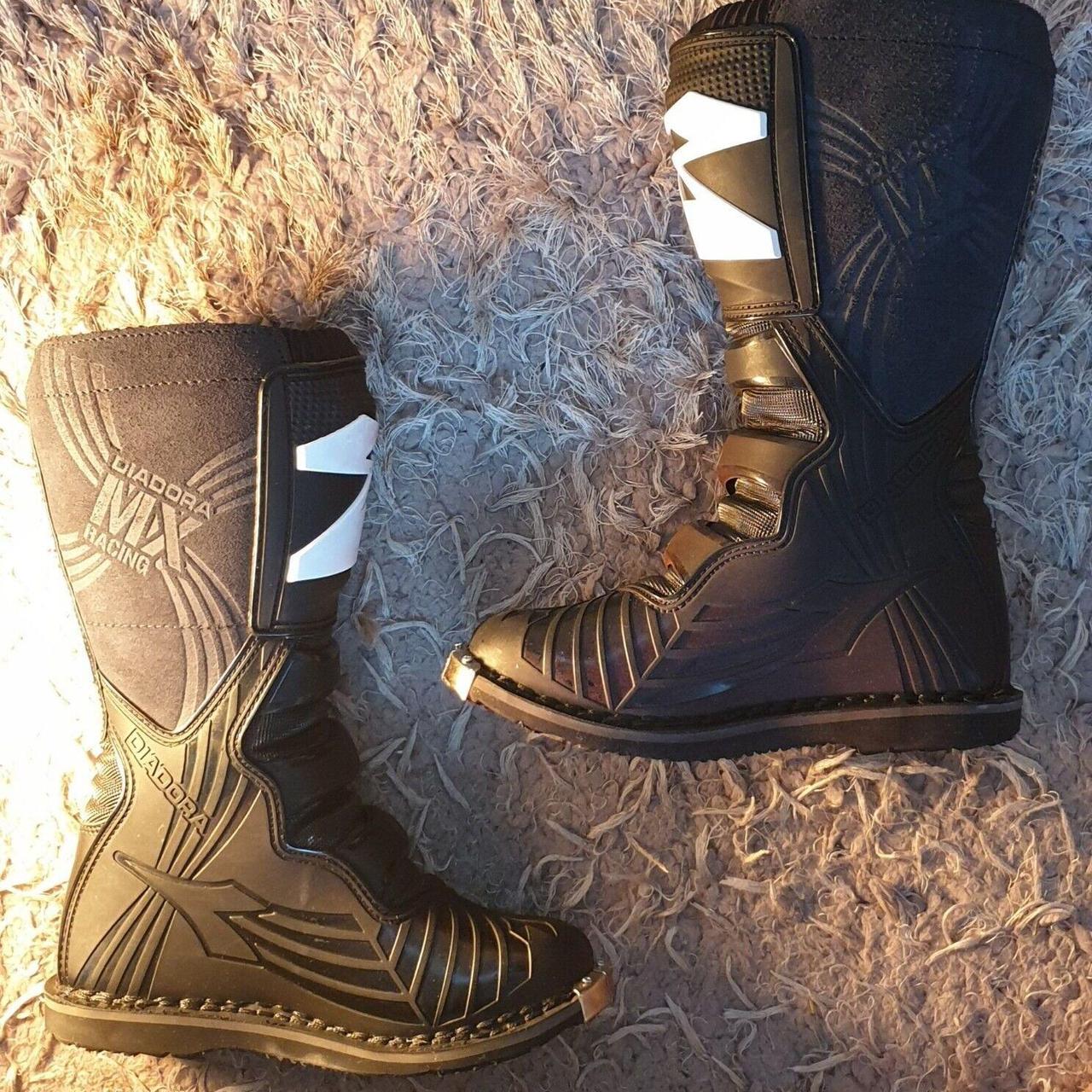 DIADORA MOTORCYCLE BOOTS MOTOCROSS MX4 SIZE EU. Depop