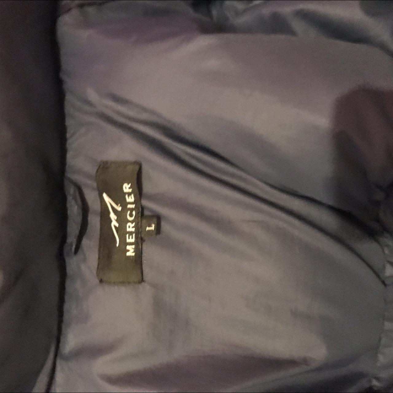 Blue Mercier Puffer Jacket Size L Zip is broken on... Depop