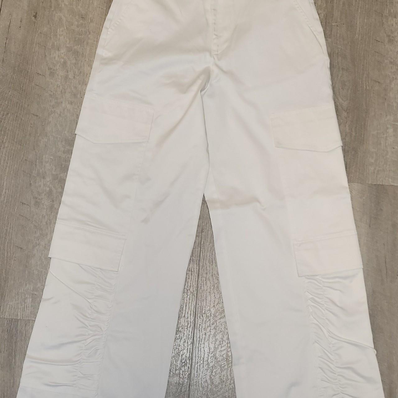 Zara Men's White Trousers Depop