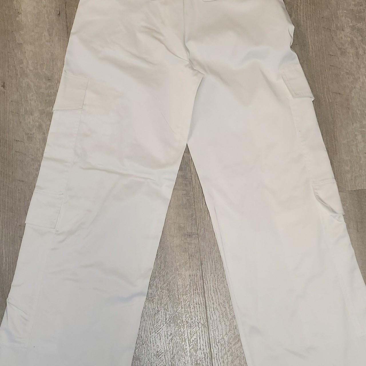 Zara Men's White Trousers Depop