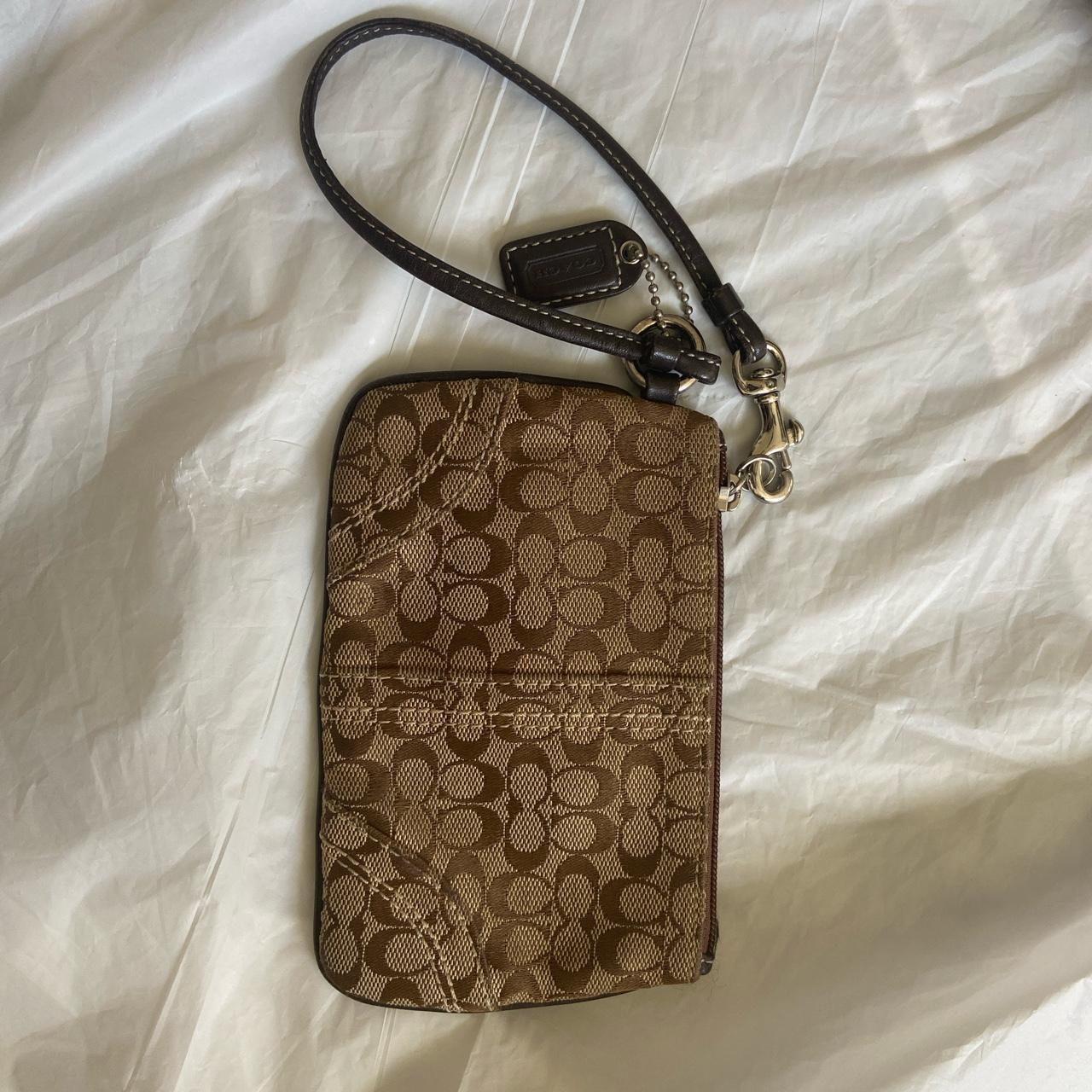 Coach Women's Brown and Cream Bag | Depop