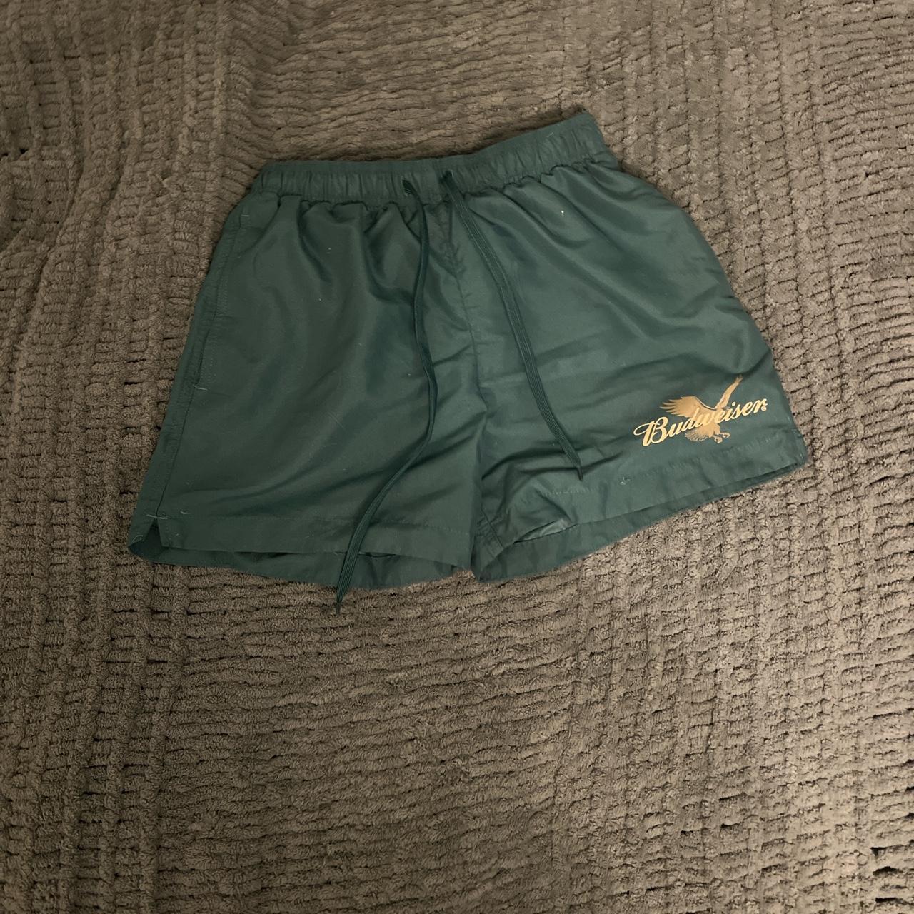 PacSun Men's Green Swimbriefsshorts Depop