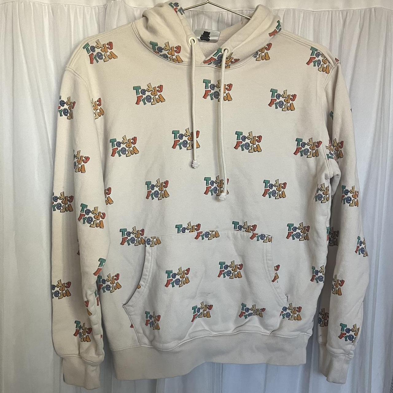 Teddy fresh hoodie size small. There is a small Depop