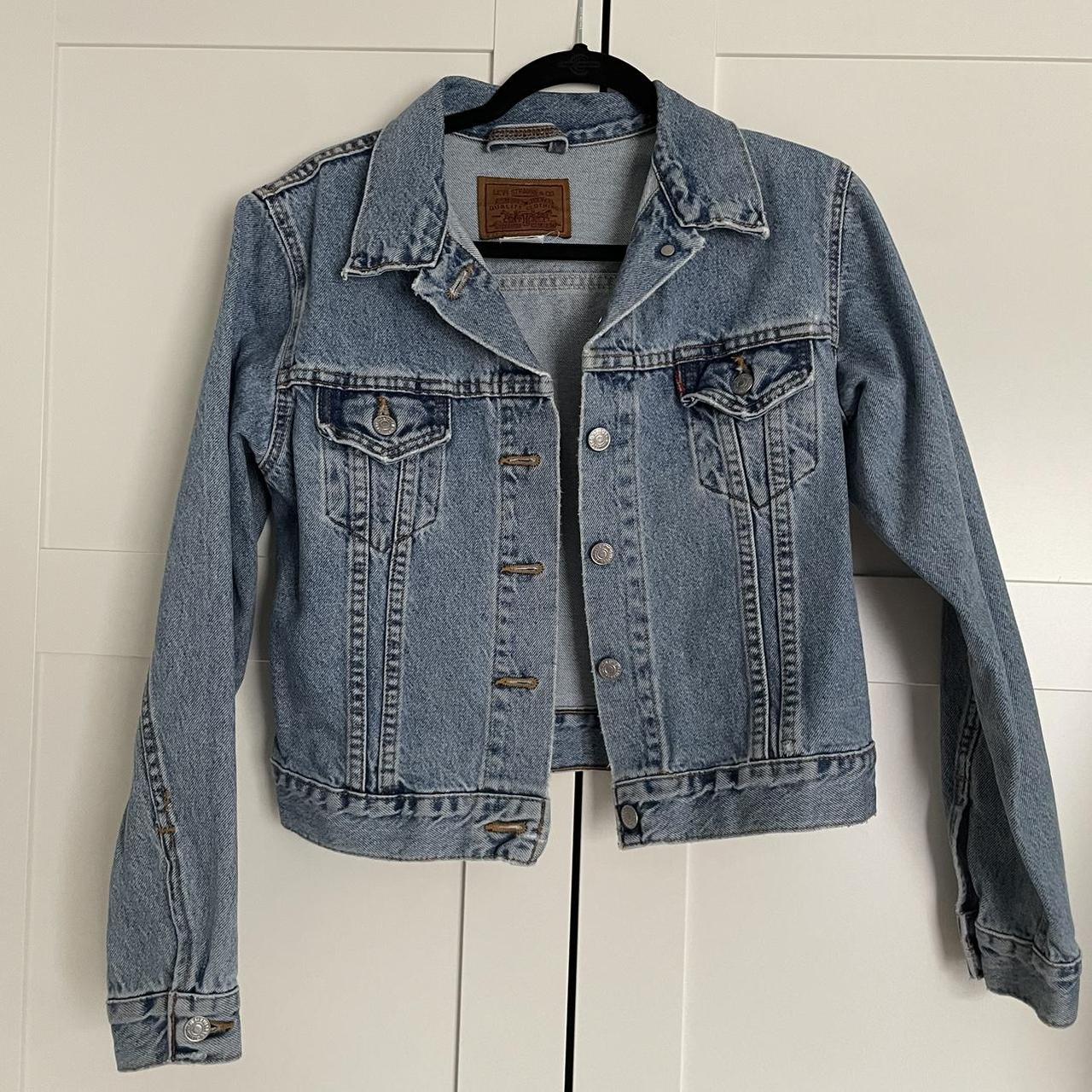 Vintage levis denim jacket womens hotsell