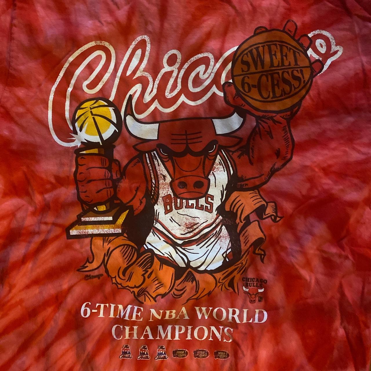 Mitchell & Ness x NBA Chicago Bulls 6 Times Black T-Shirt