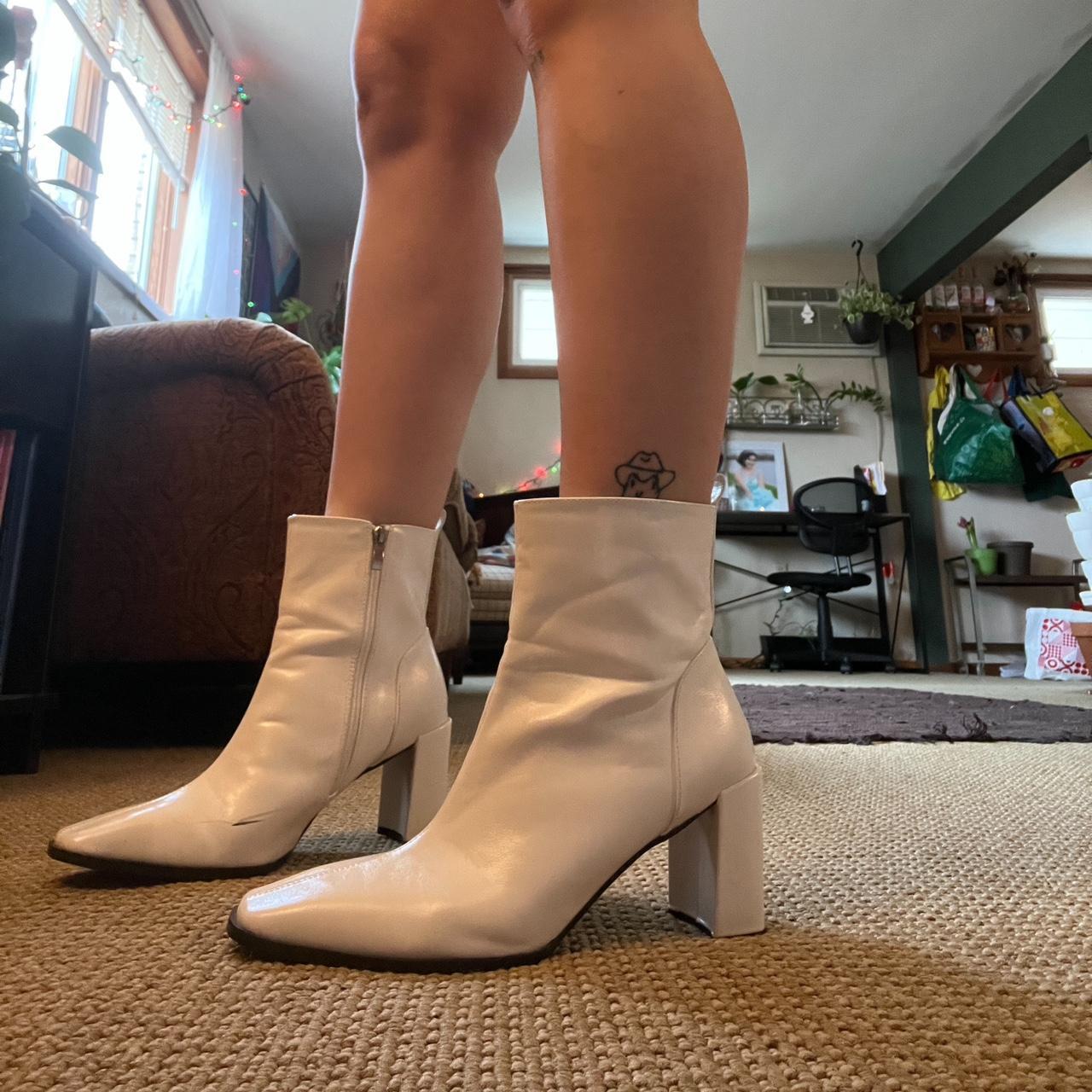 nasty gal white heels