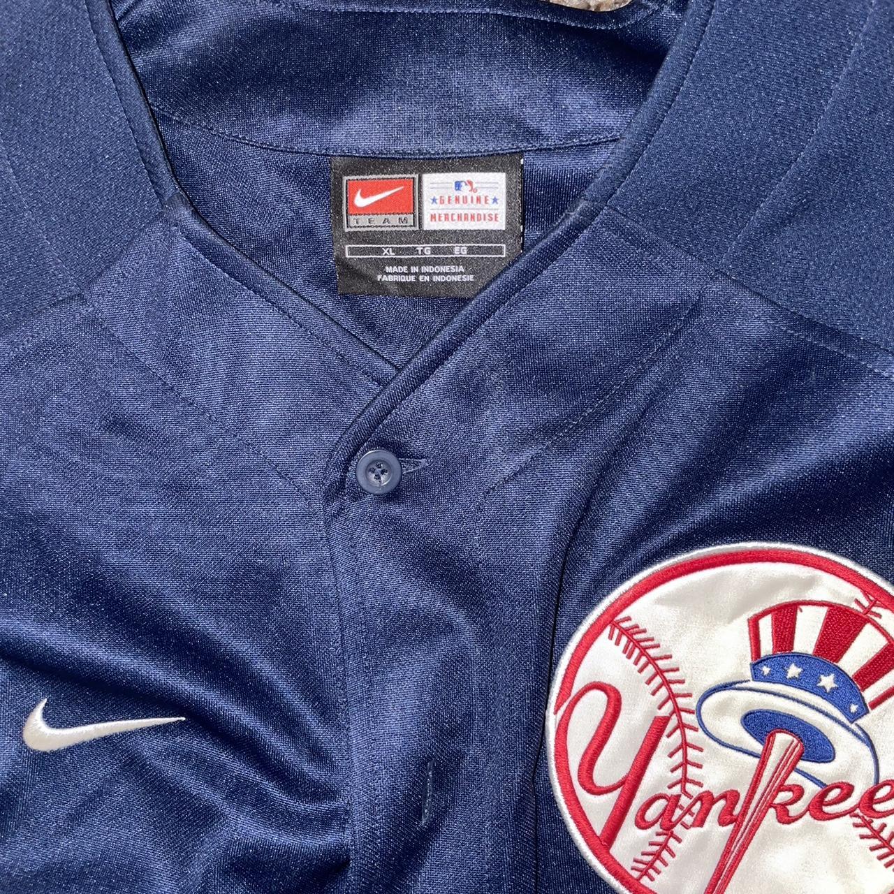 Nike, Shirts, Nike Team Mlb Genuine Merchandise Yankees Jersey