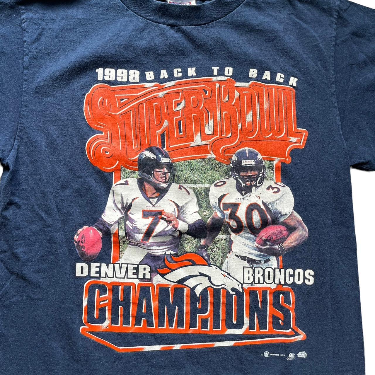 Vintage Denver Broncos t-shirt. • 1998 NFLP - Depop