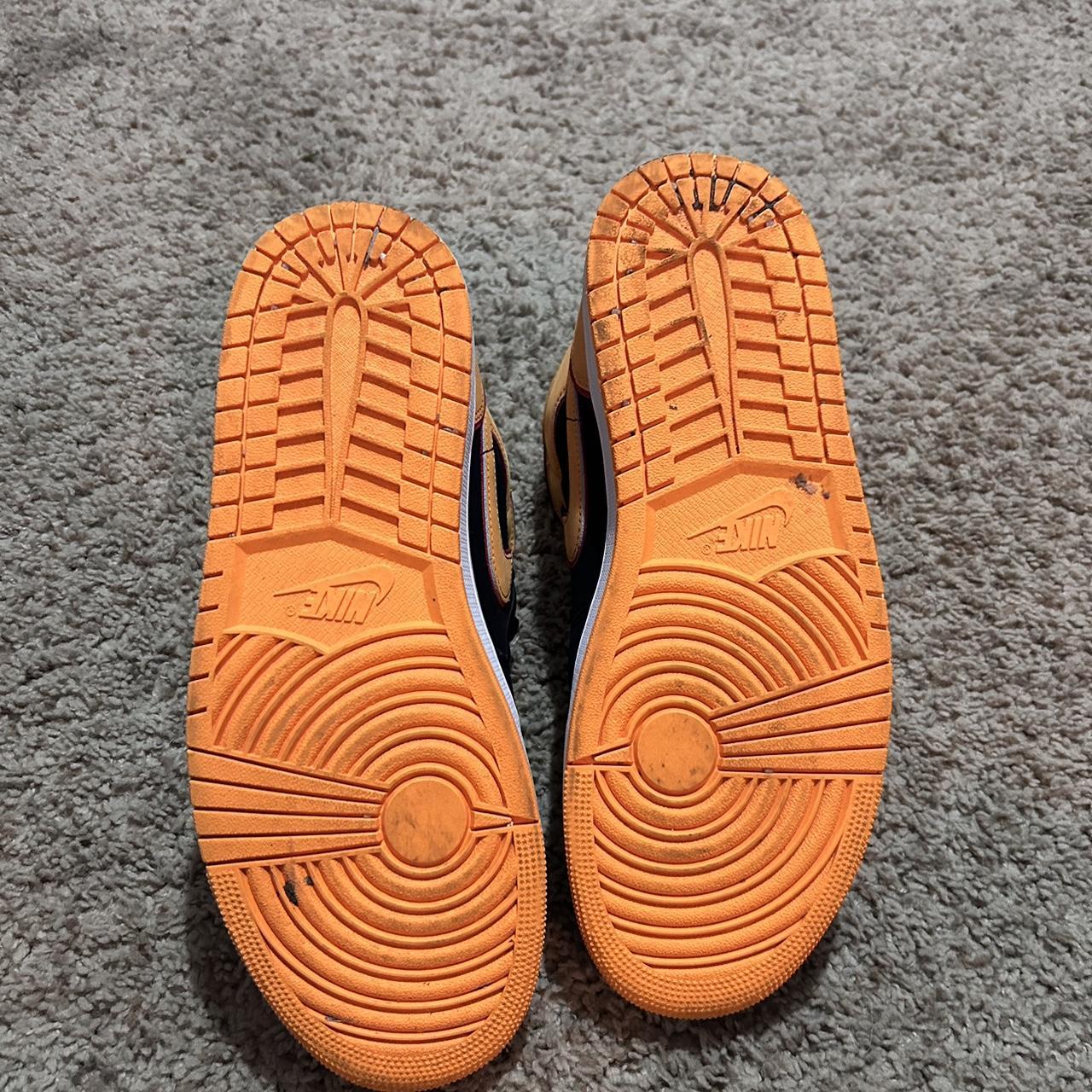 nike jordan one orange