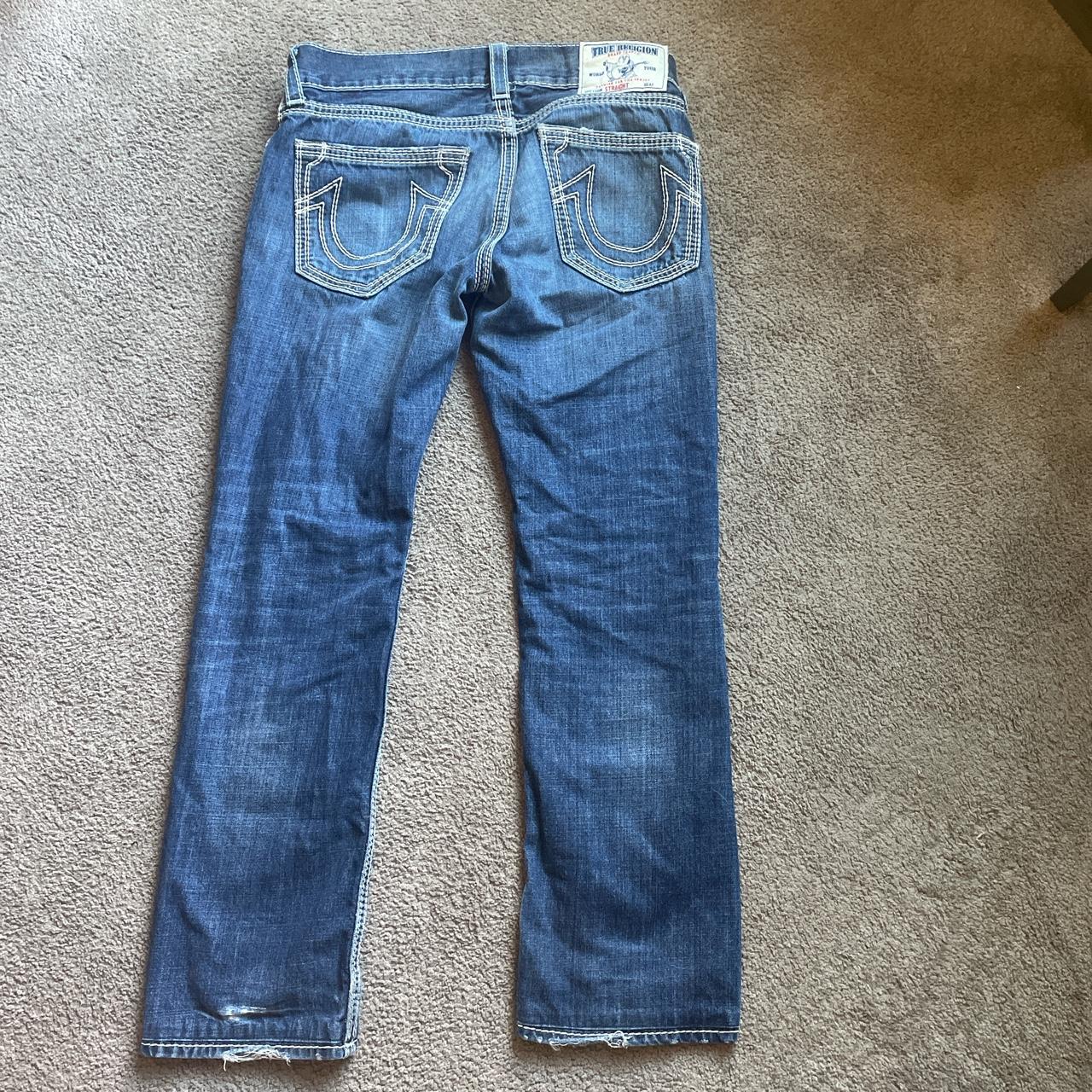 2000s True Religion jeans 31 Length, great condition... - Depop