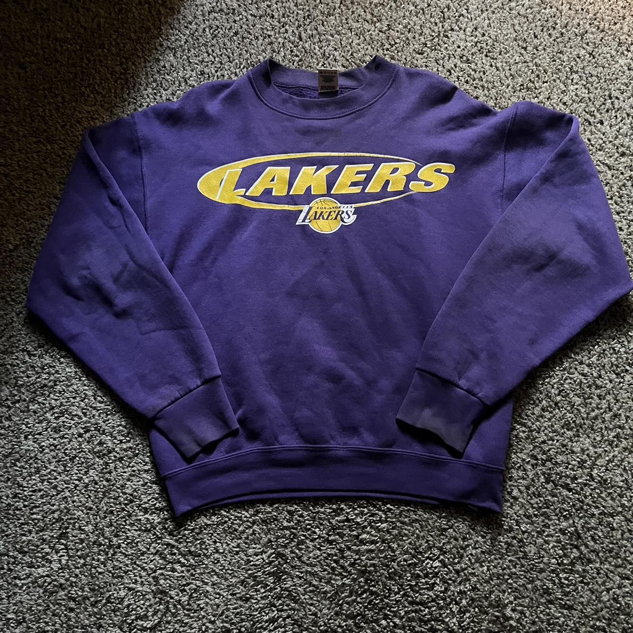 1990s Rare Vintage Lakers Crewneck • Medium • Has... - Depop