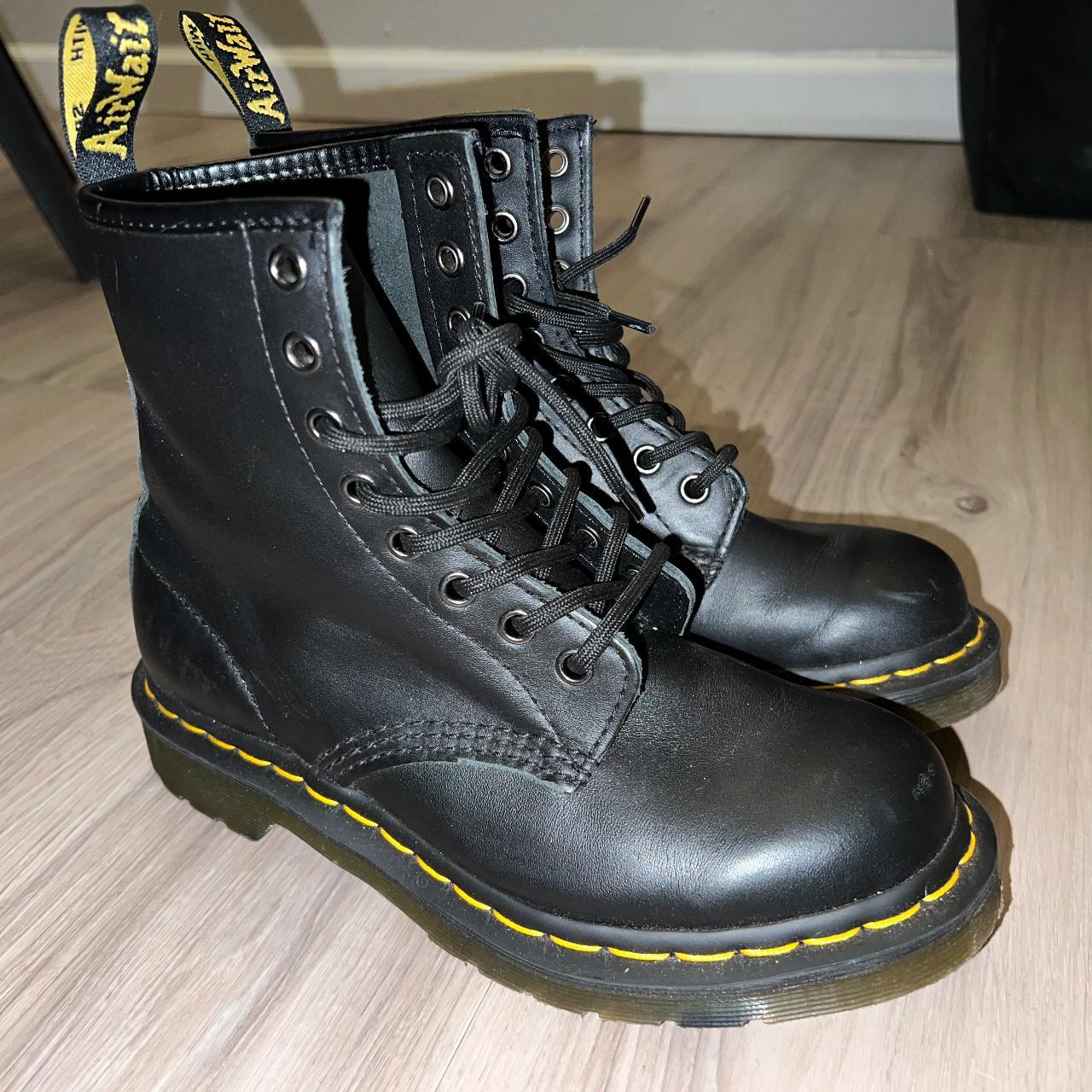 Dr Martens 1460 Like New (worn 3 times) Black,... - Depop