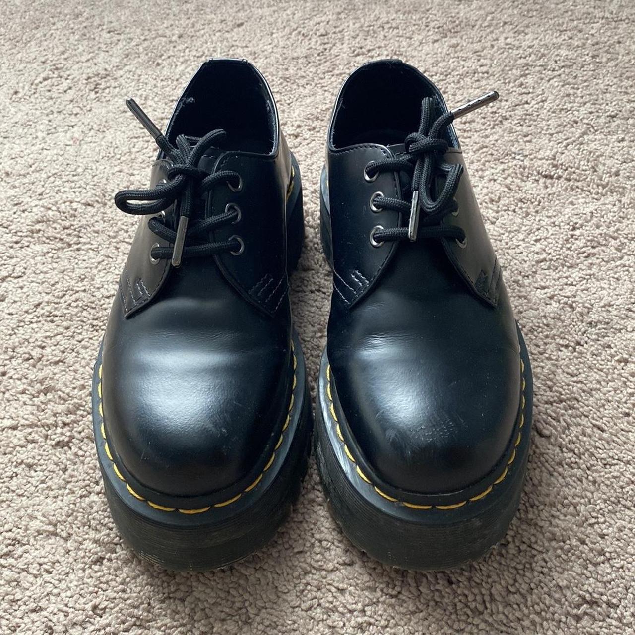 Doc Marten 1461 Smooth Leather Platform Shoes. US M... - Depop