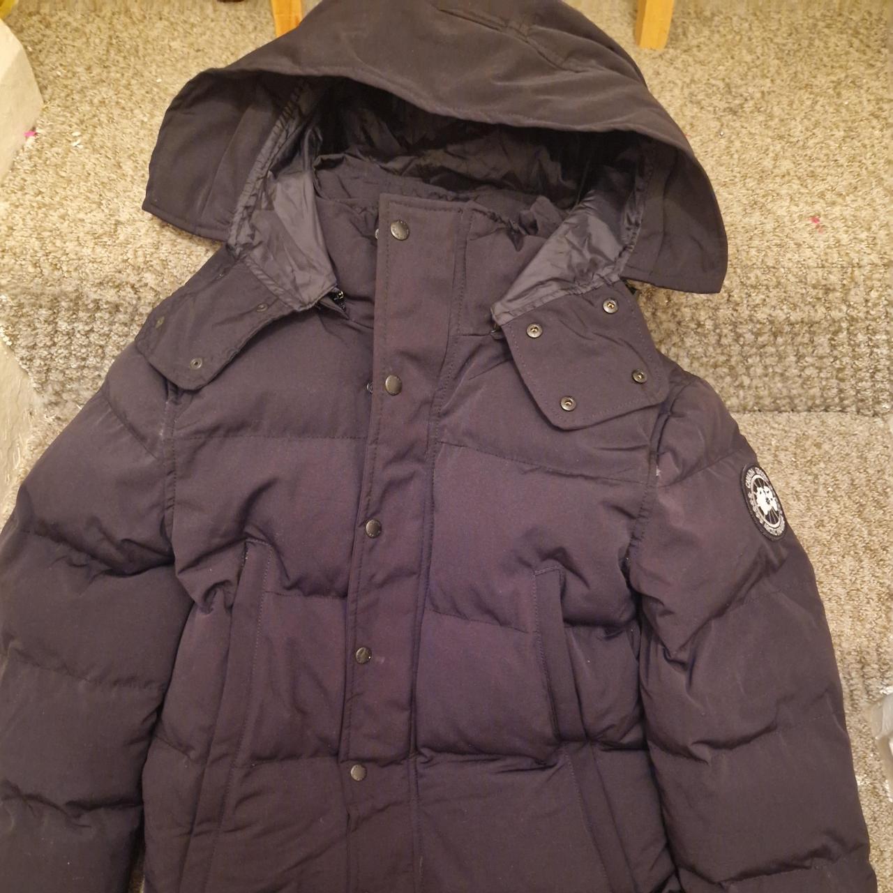 Black Badge Wyndham Parka Canada Goose (Size s)... - Depop