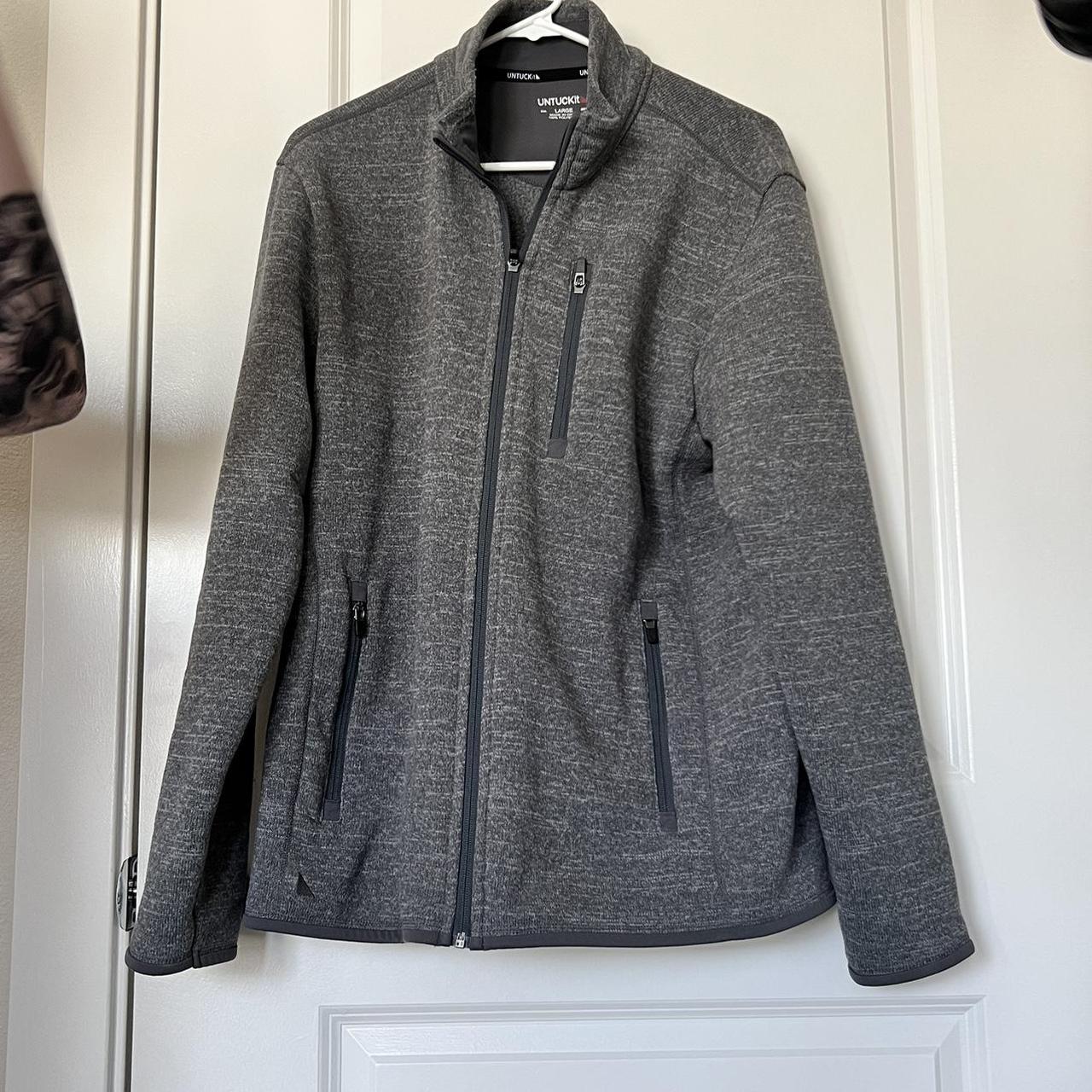 UNTUCKit Men's Grey Jacket | Depop