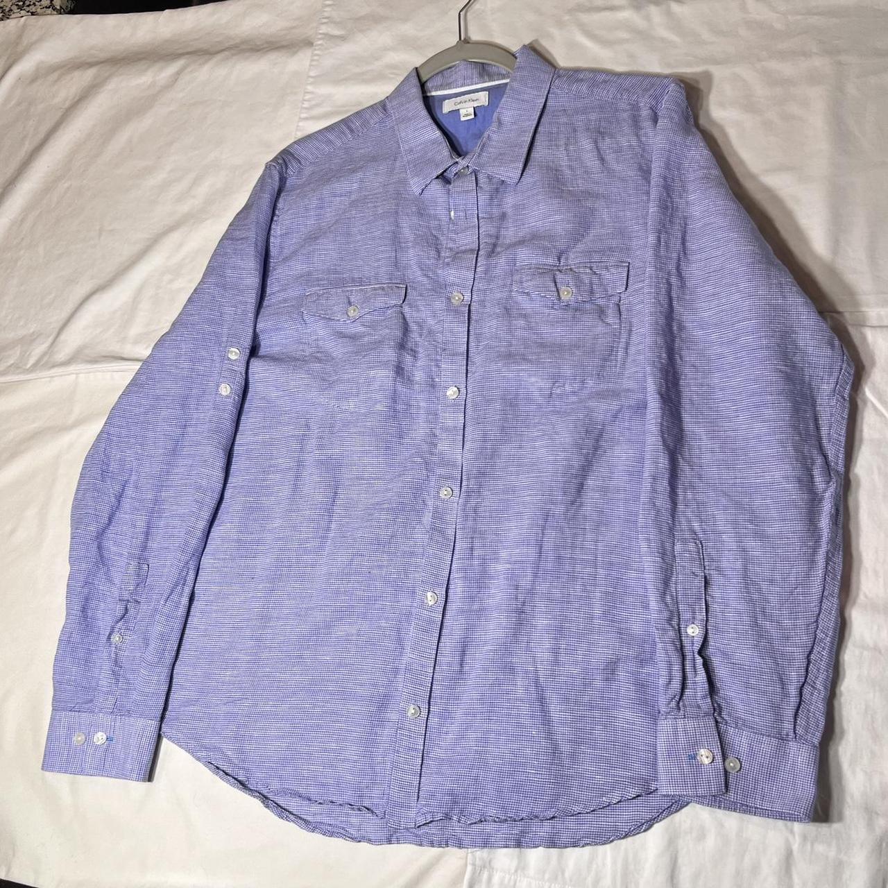 Calvin Klein Men's Long Sleeve Roll Up... - Depop