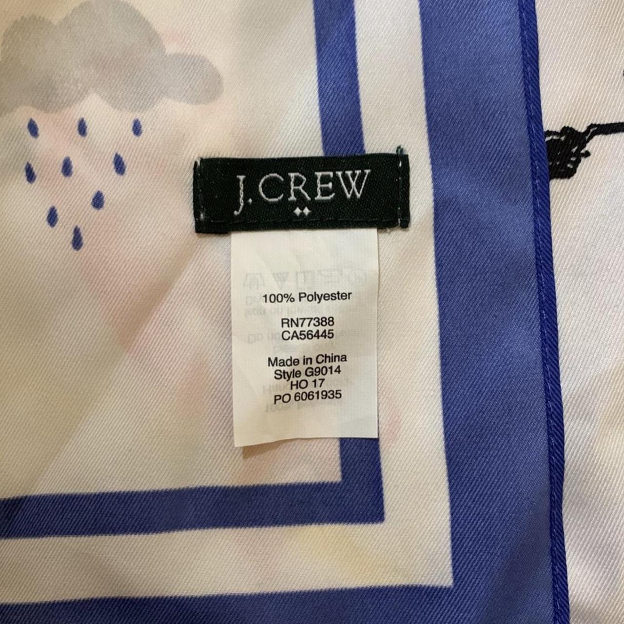 J.Crew Square Scarf in London Print J.Crew Square... - Depop