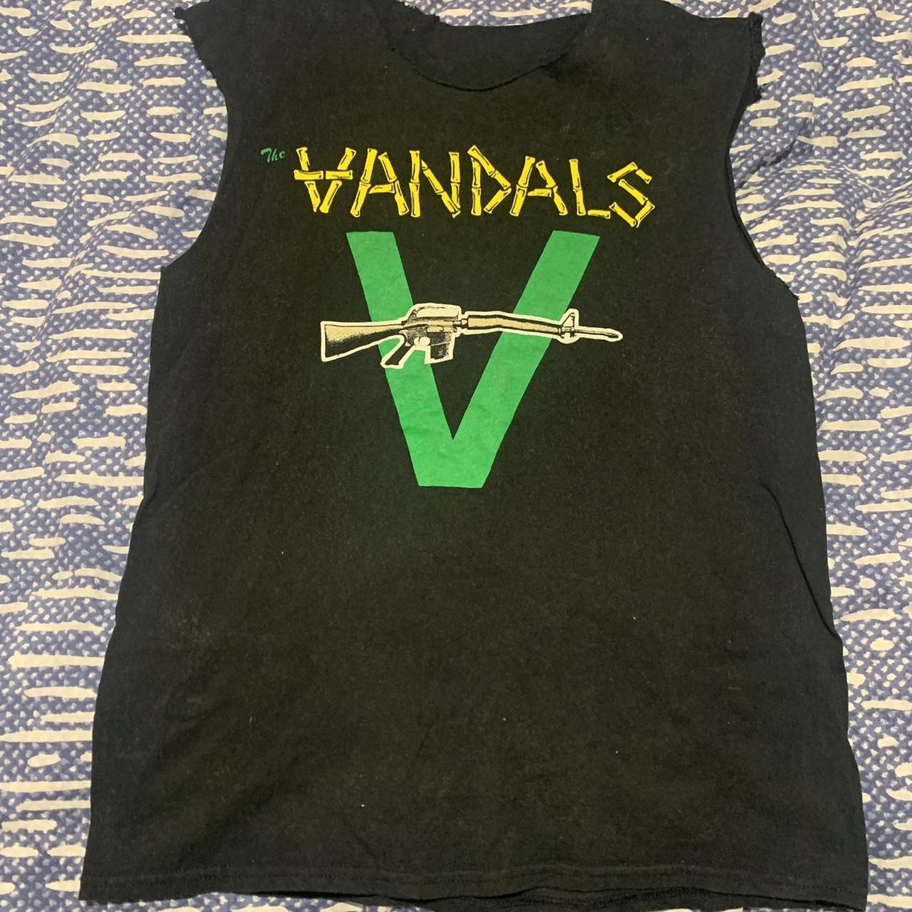 Vintage The Vandals Singlet Tank Top T Shirt Men’s... - Depop