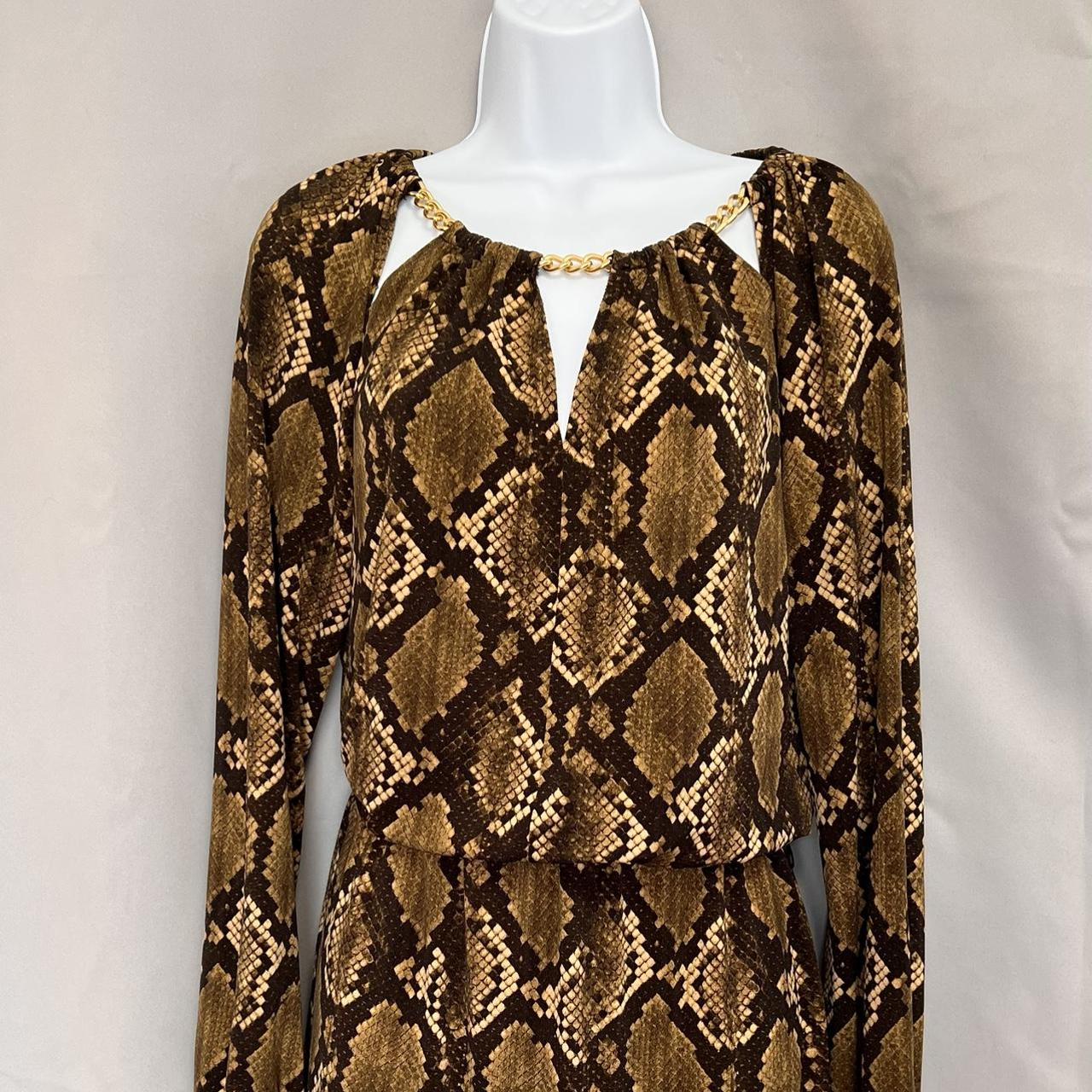 Michael kors clearance snake print dress