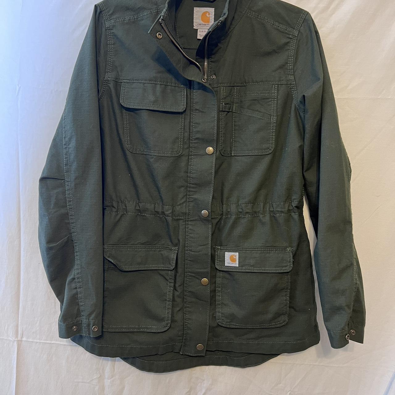 Womens Olive Green Carhartt deals Jacket