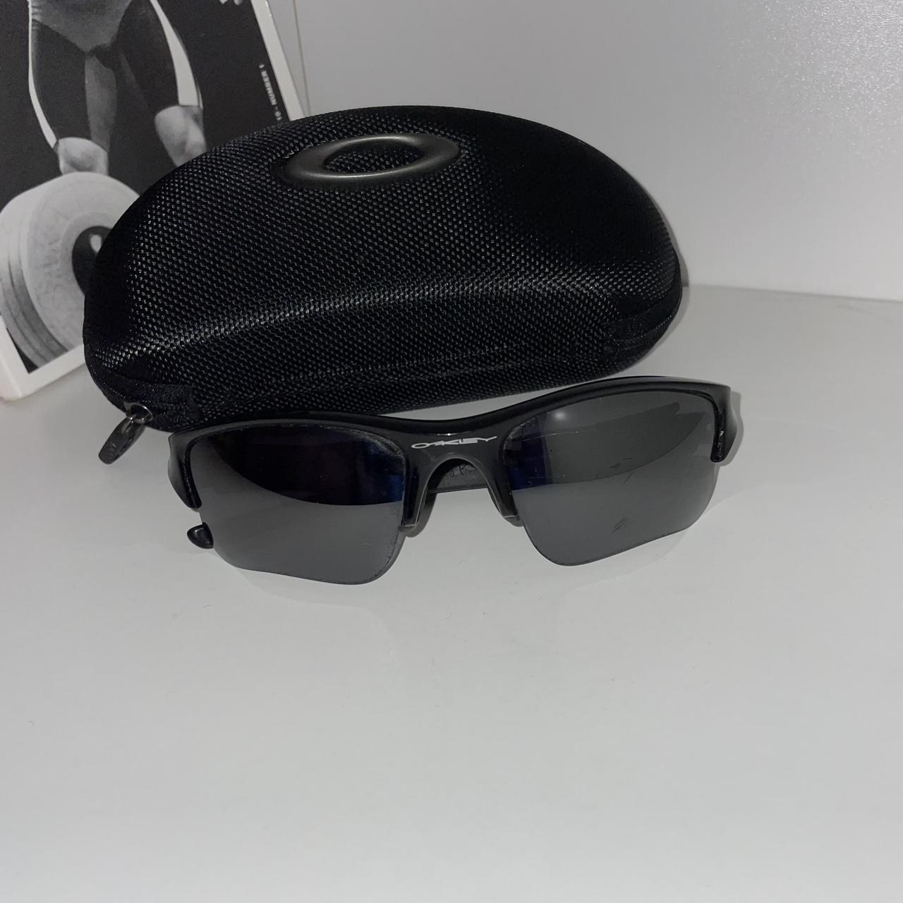 Oakley Men's Black Sunglasses | Depop