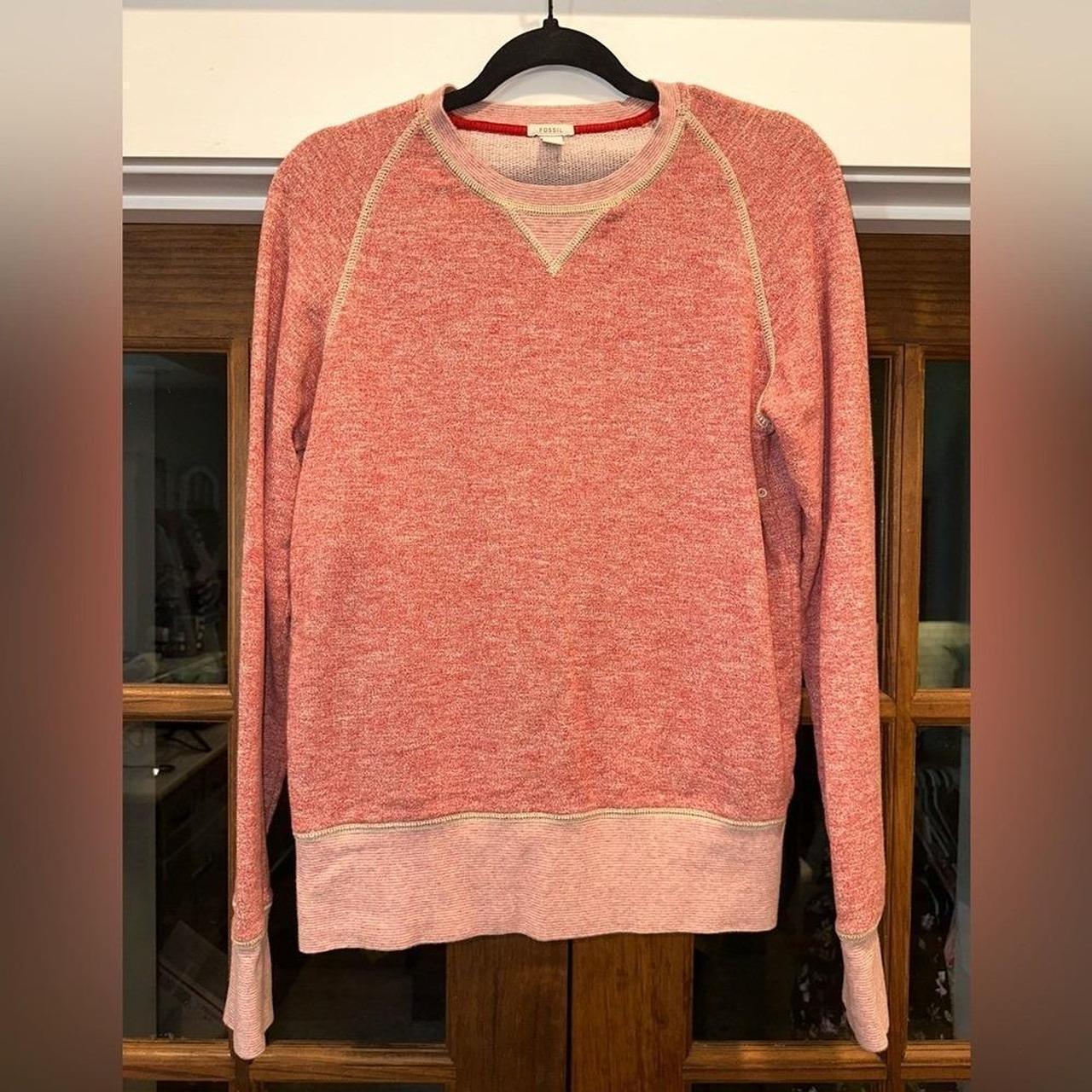 Fossil Women's Hoodie - Red/Cream - 4 – EUC Fossi… - image 1