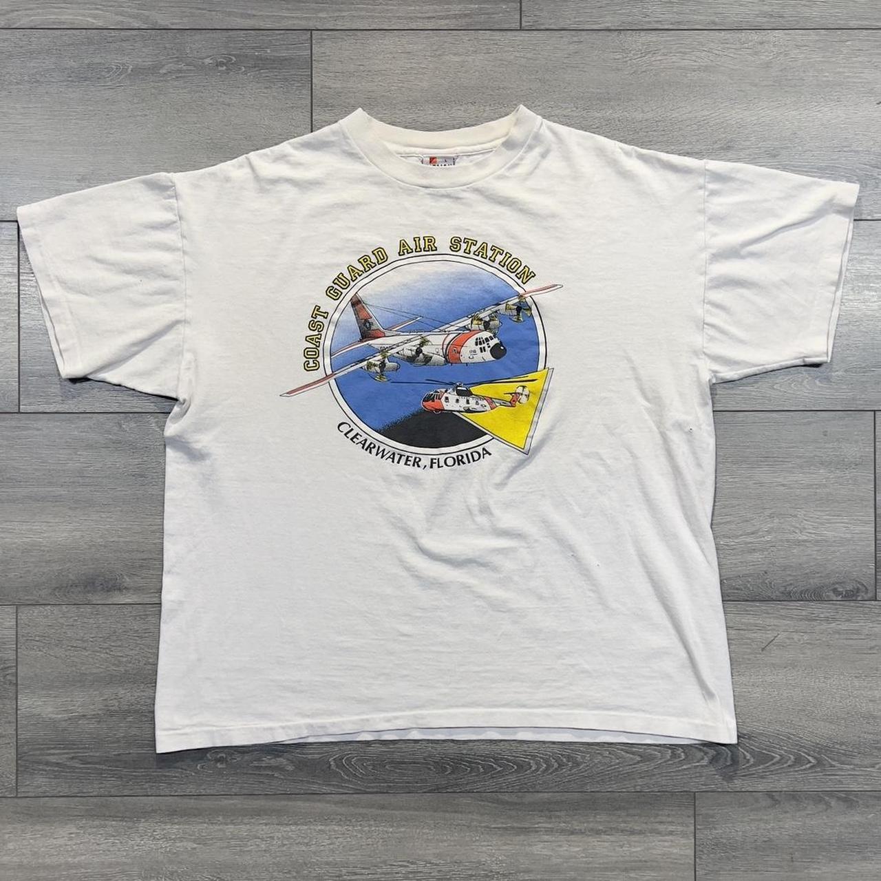 signal blue t shirt