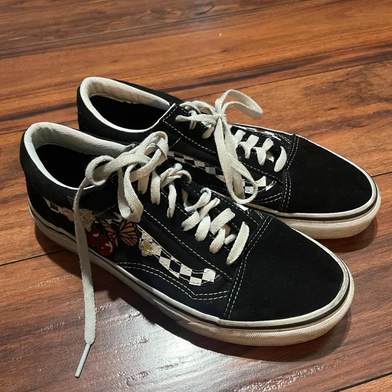 Vans cherry cheap butterfly