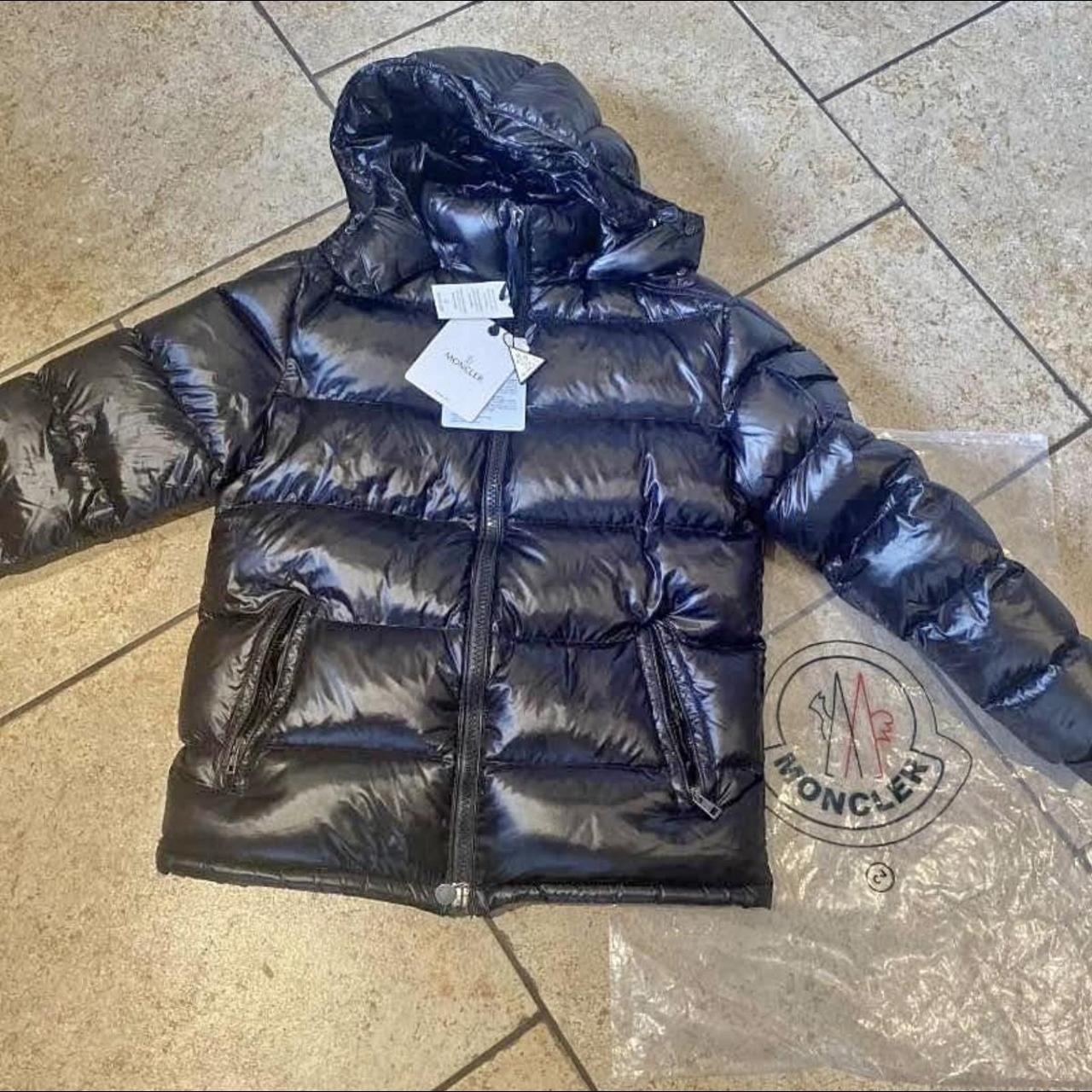 -Moncler Maya Coat Size M -Hardly worn got it as a... - Depop