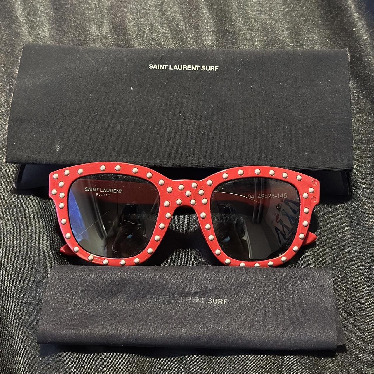 Saint laurent 2024 studded sunglasses