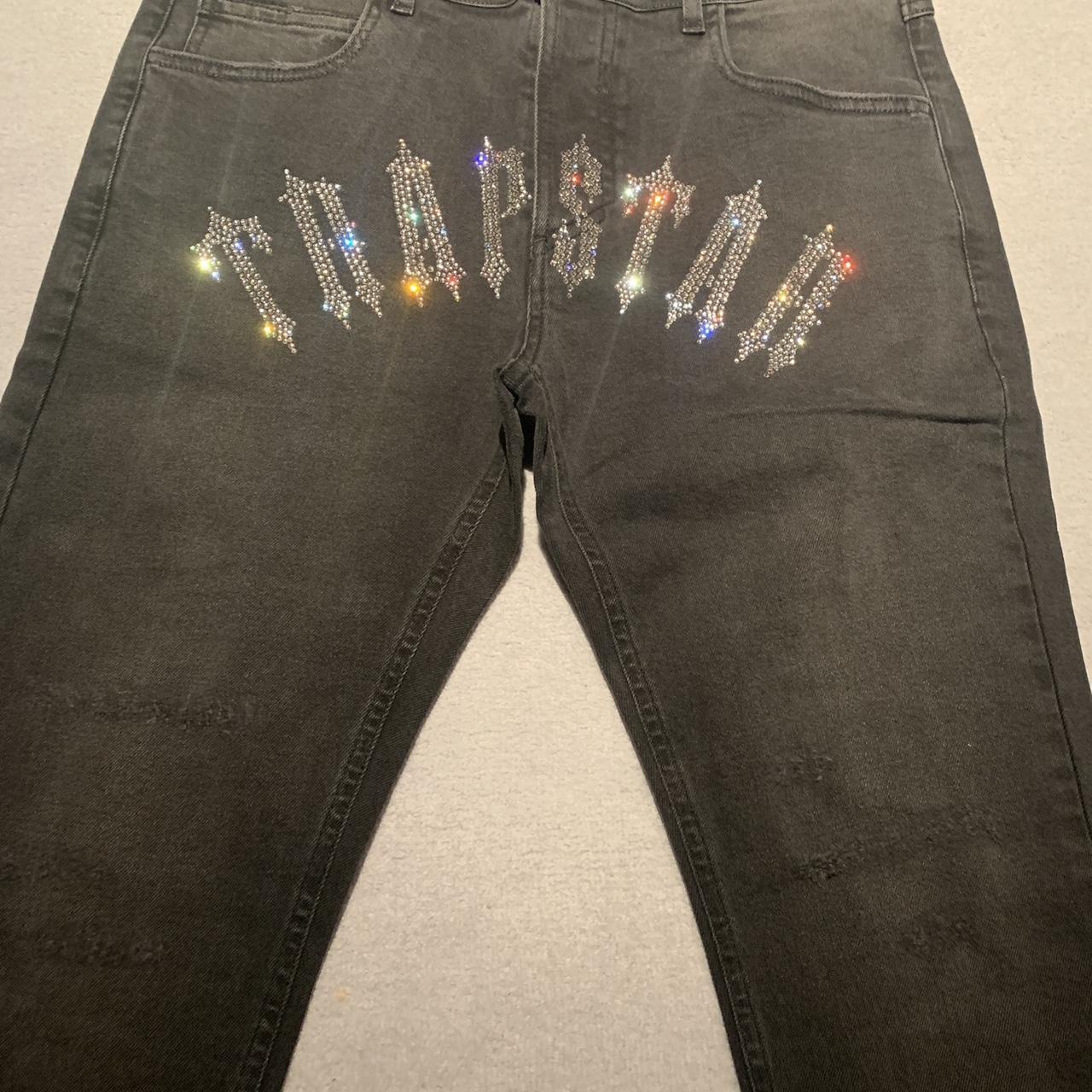 Trapstar Diamante Arch Jeans Size 32 Brand... Depop
