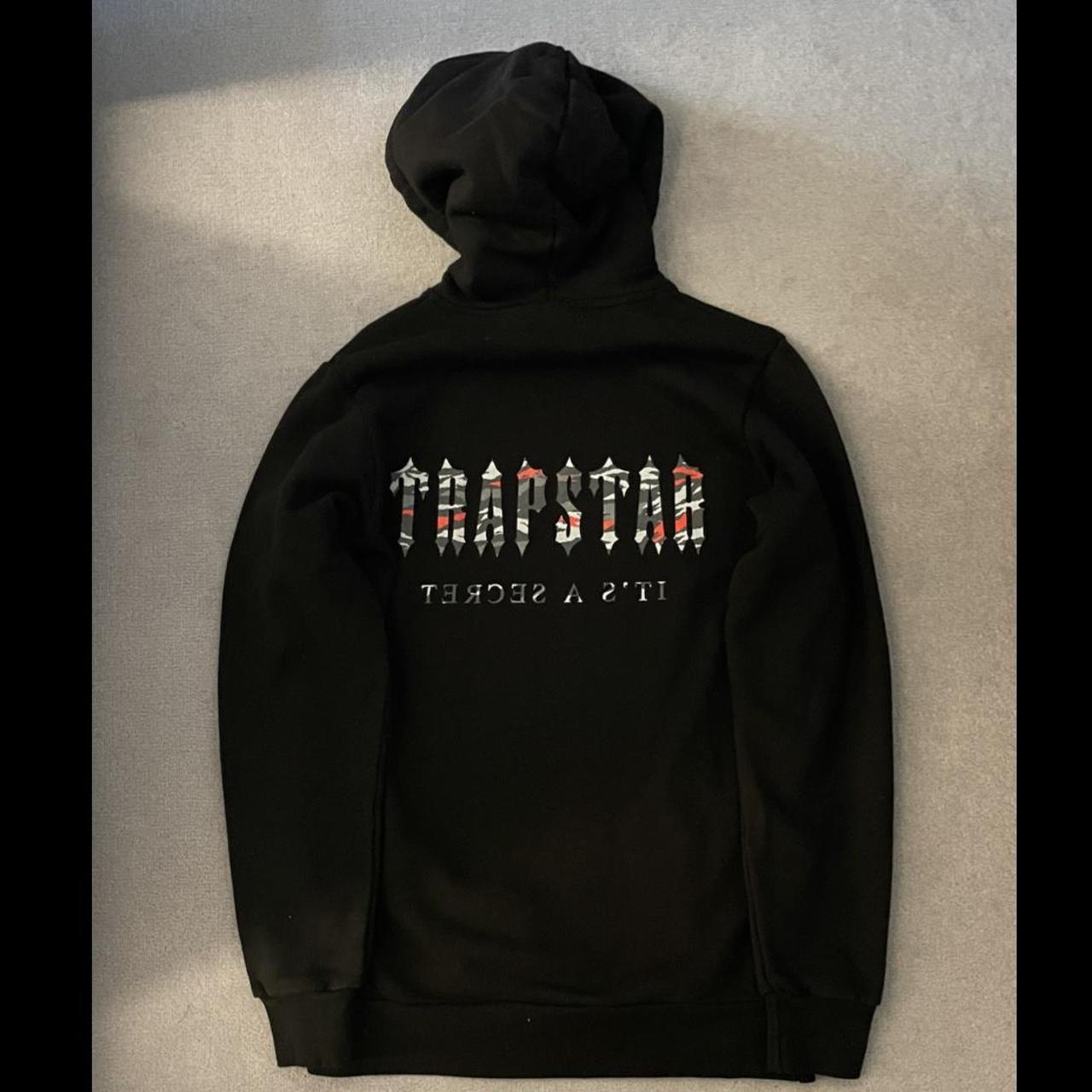 Trapstar Decoded All Terrain Hoodie‼️ Black/Red | Depop